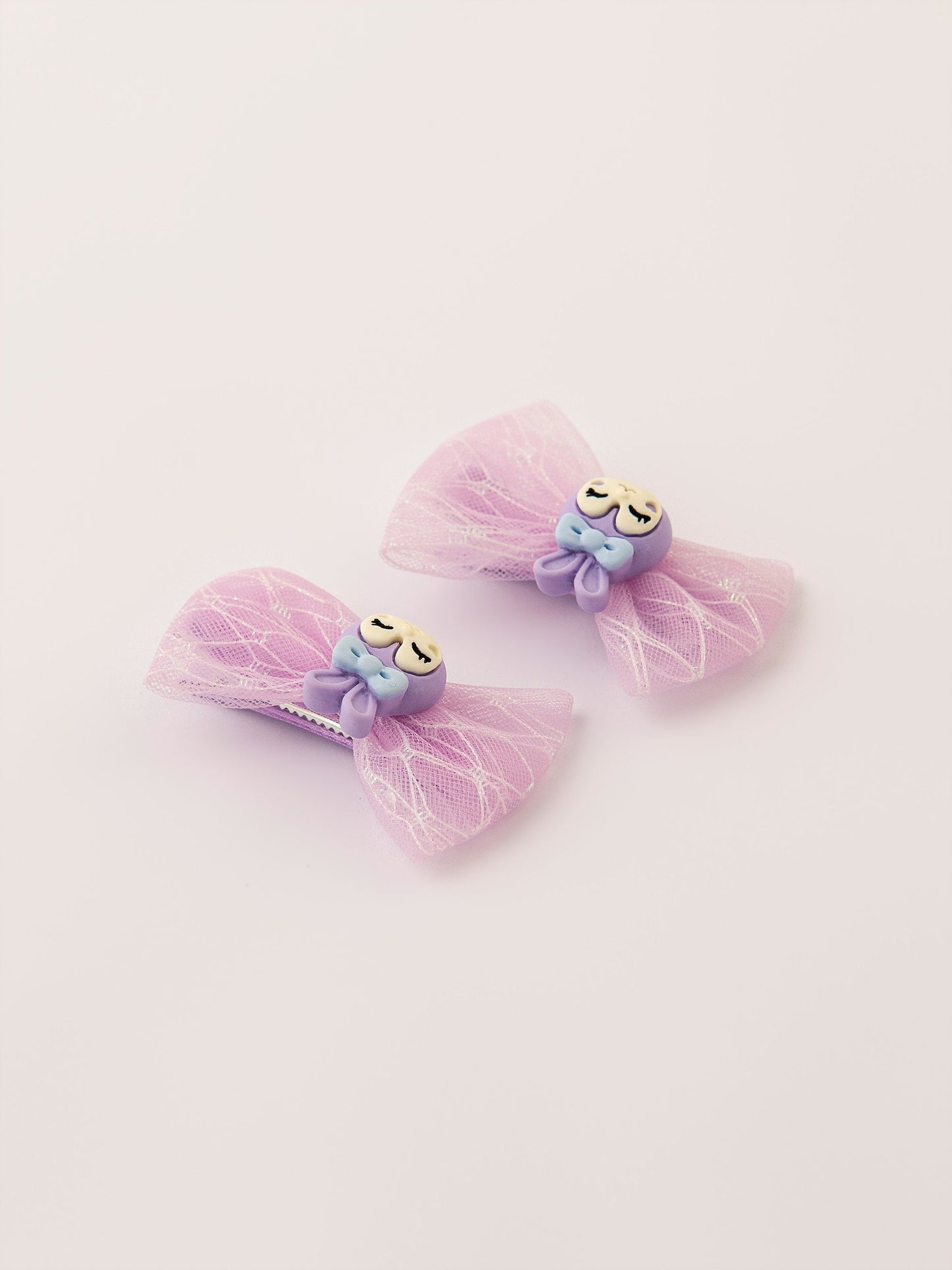 Bunny Bow Snap Clip