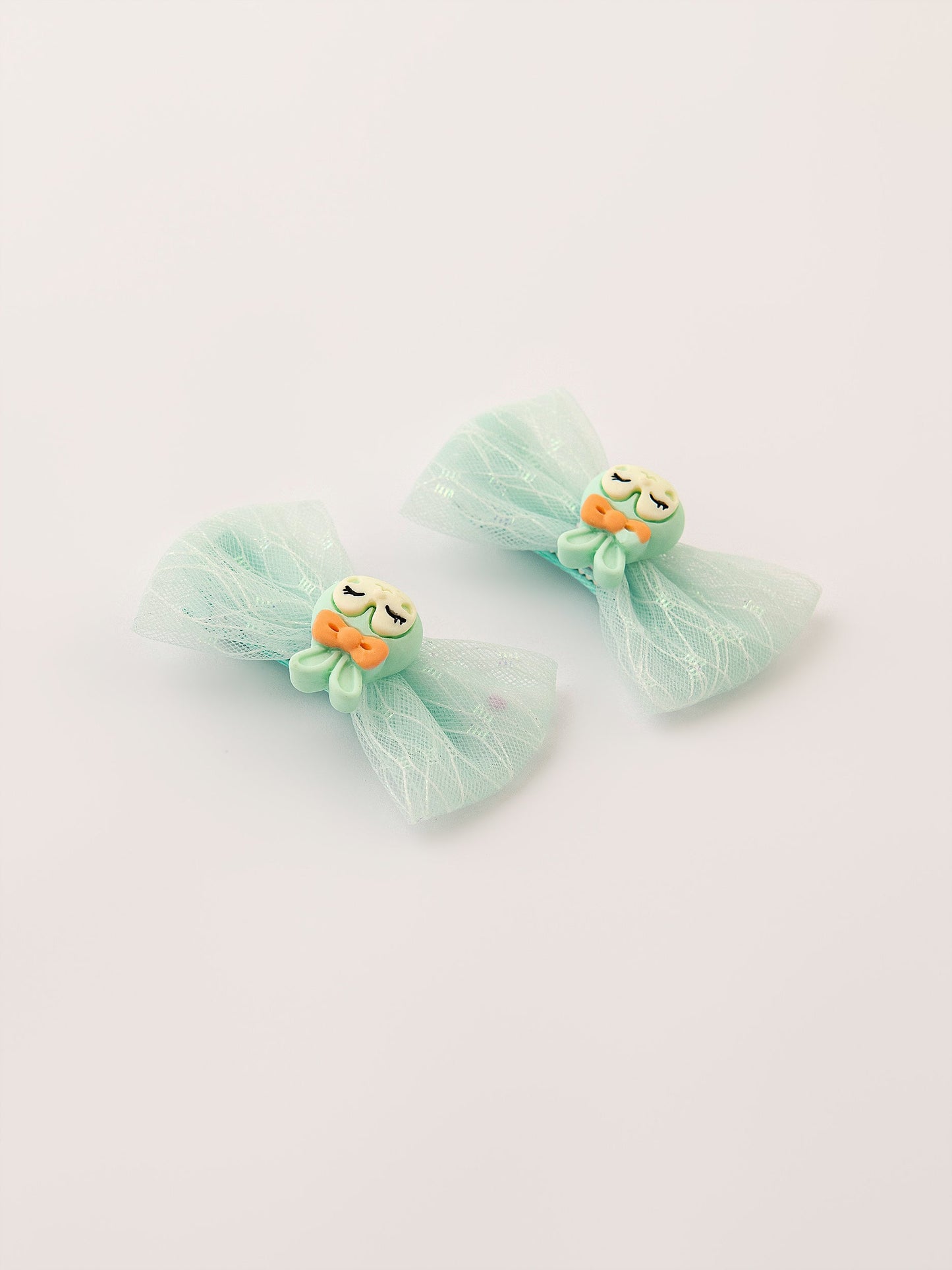 Bunny Bow Snap Clip