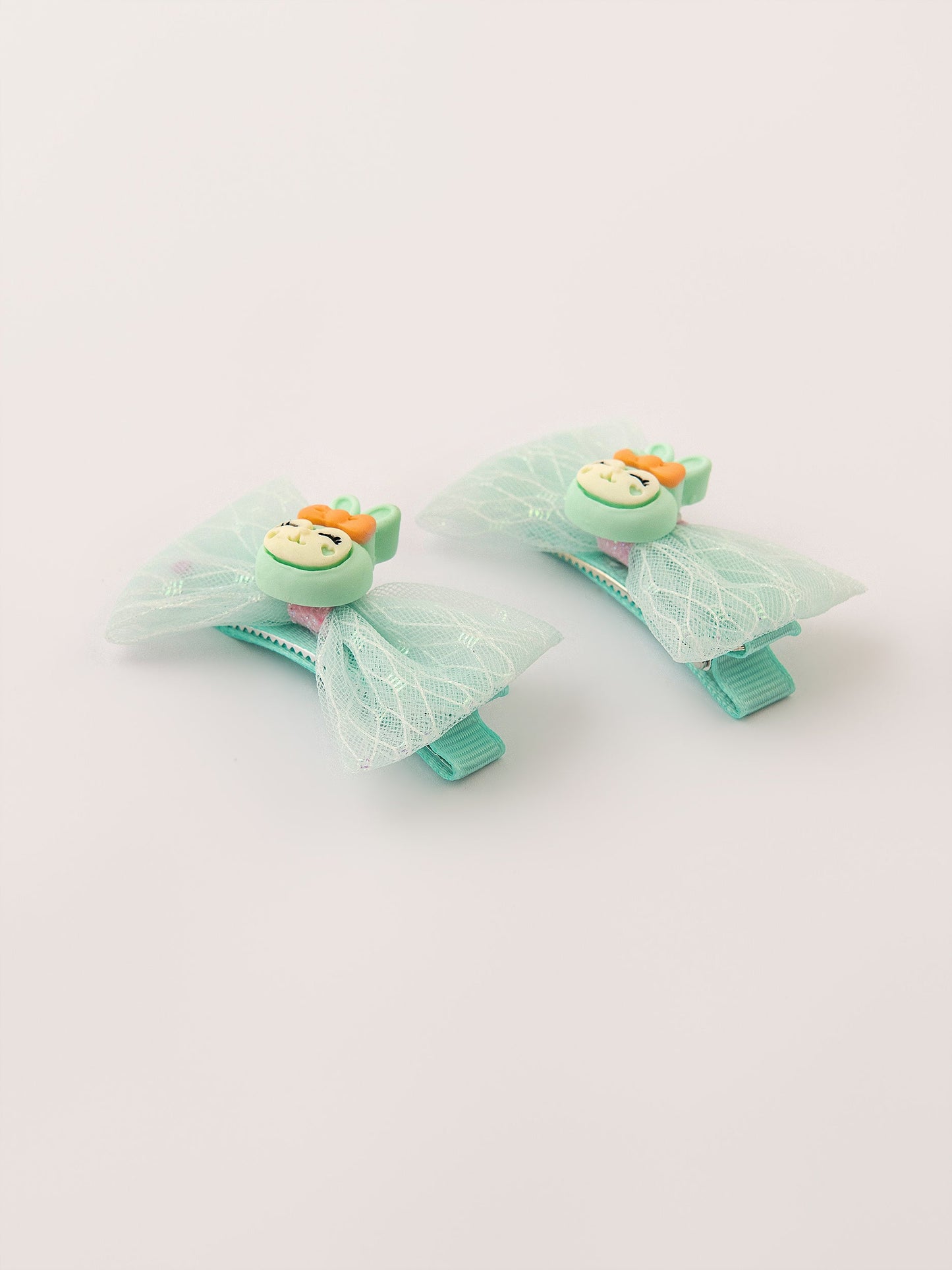 Bunny Bow Snap Clip