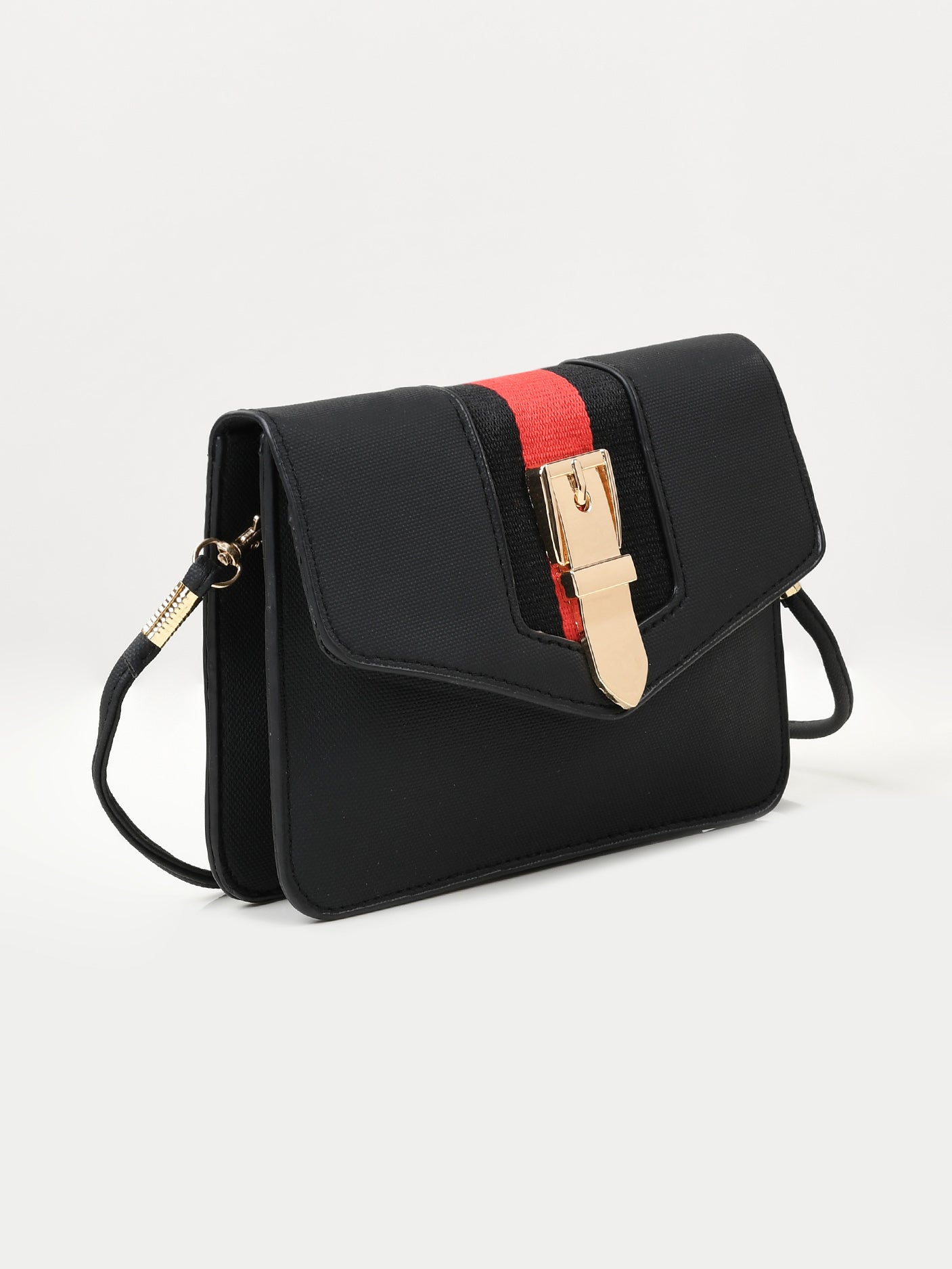 Buckle Stripe Bag