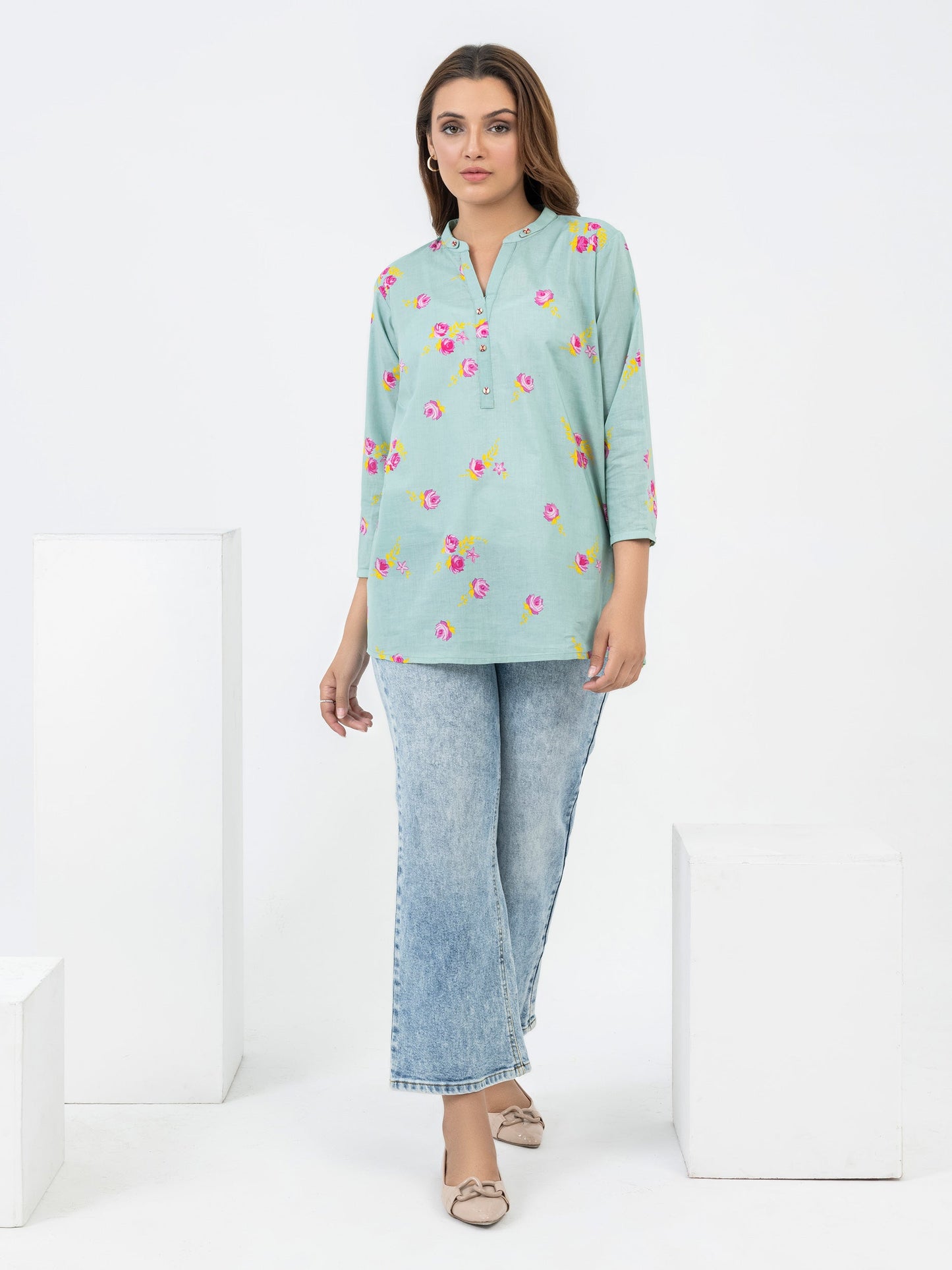 Lawn Top-Printed