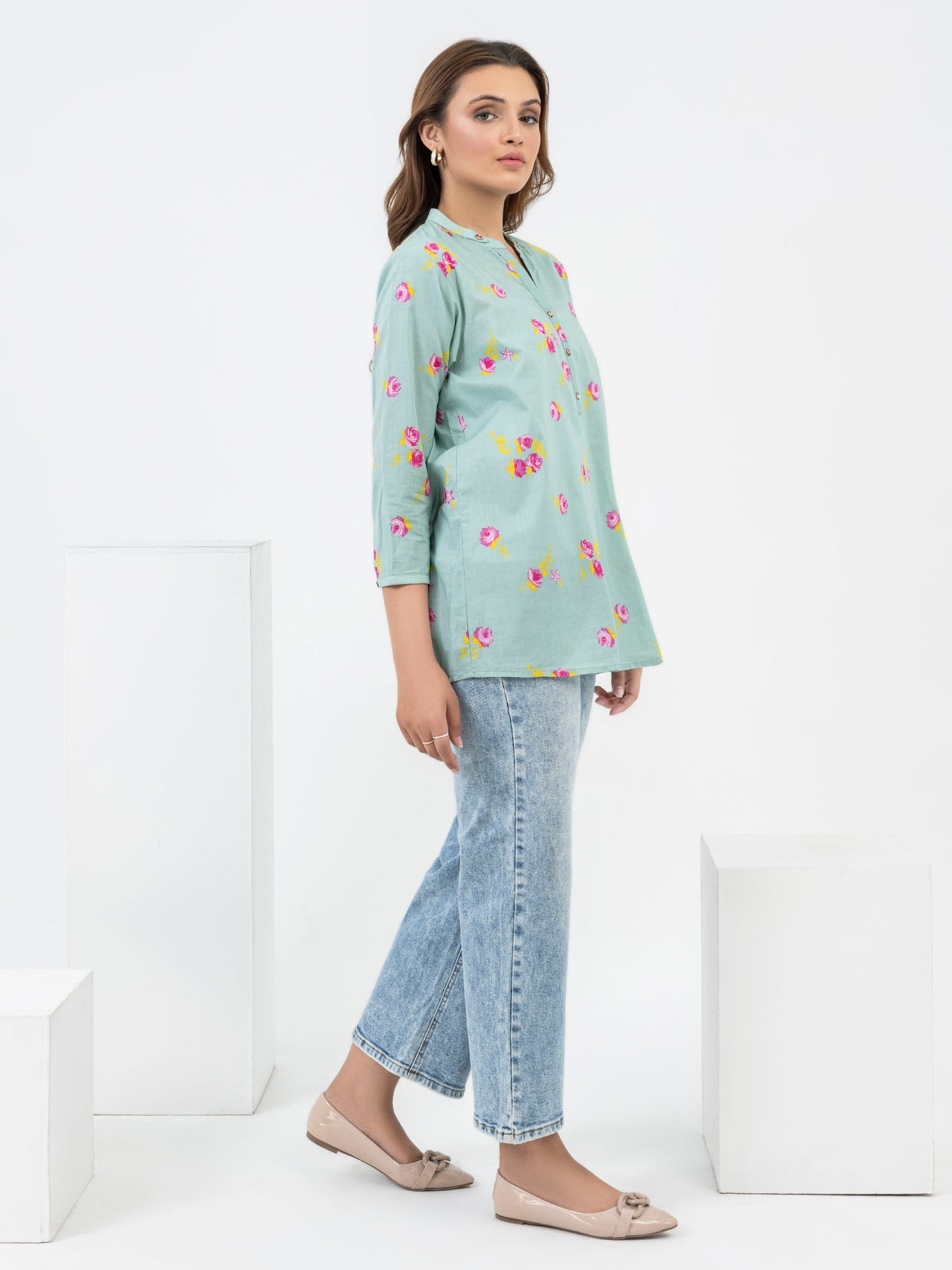 Lawn Top-Printed