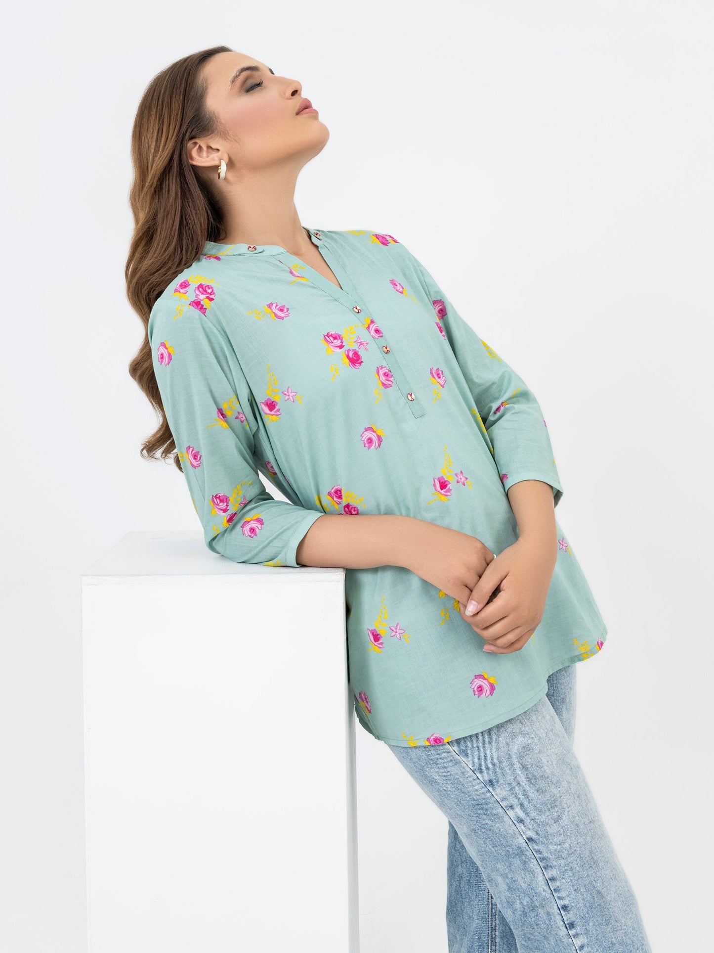 Lawn Top-Printed