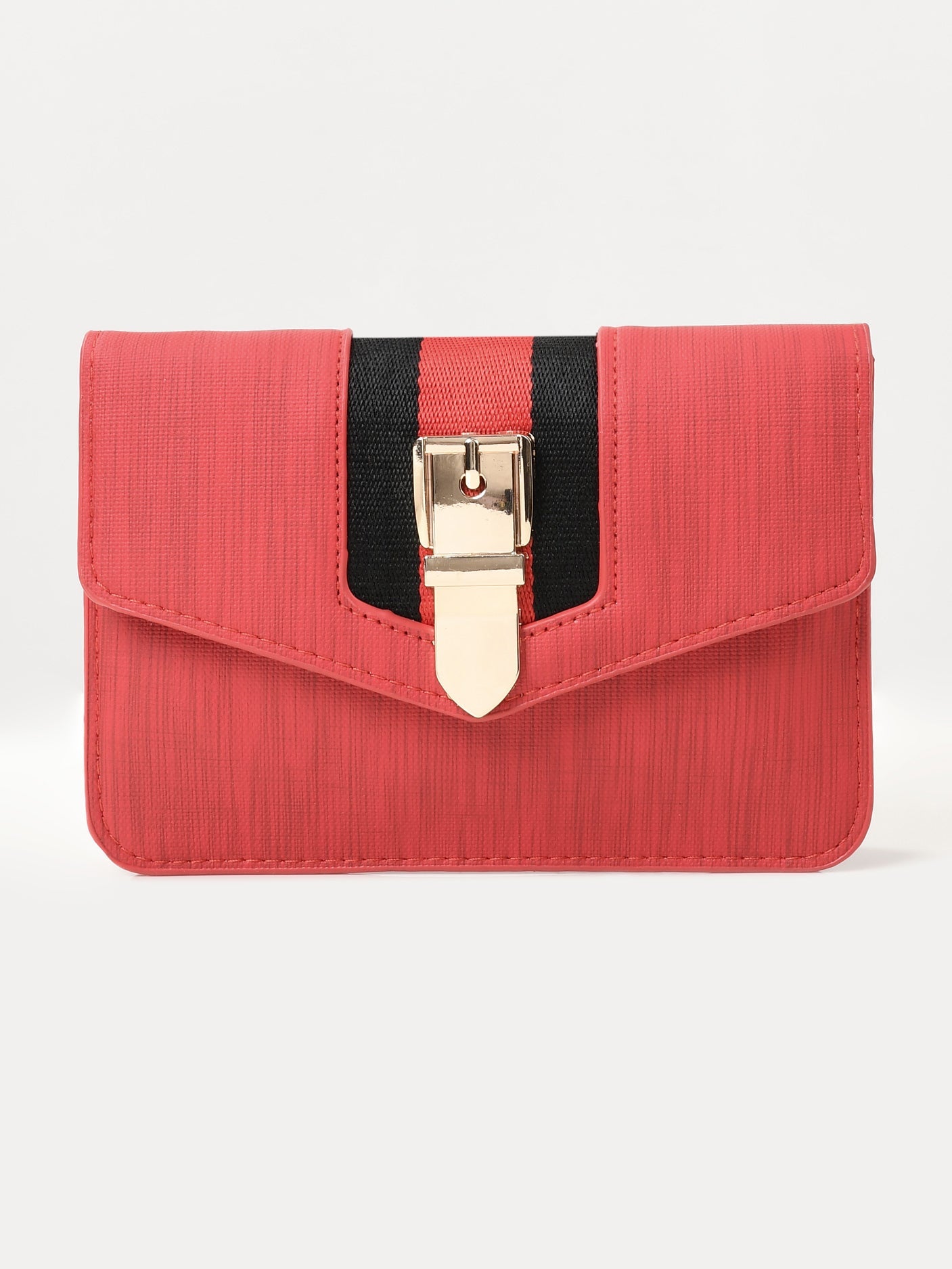 Buckle Stripe Bag
