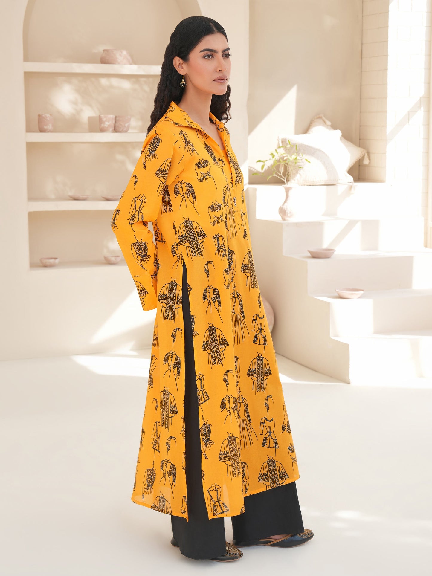 Lawn Shirt-Printed (Unstitched)