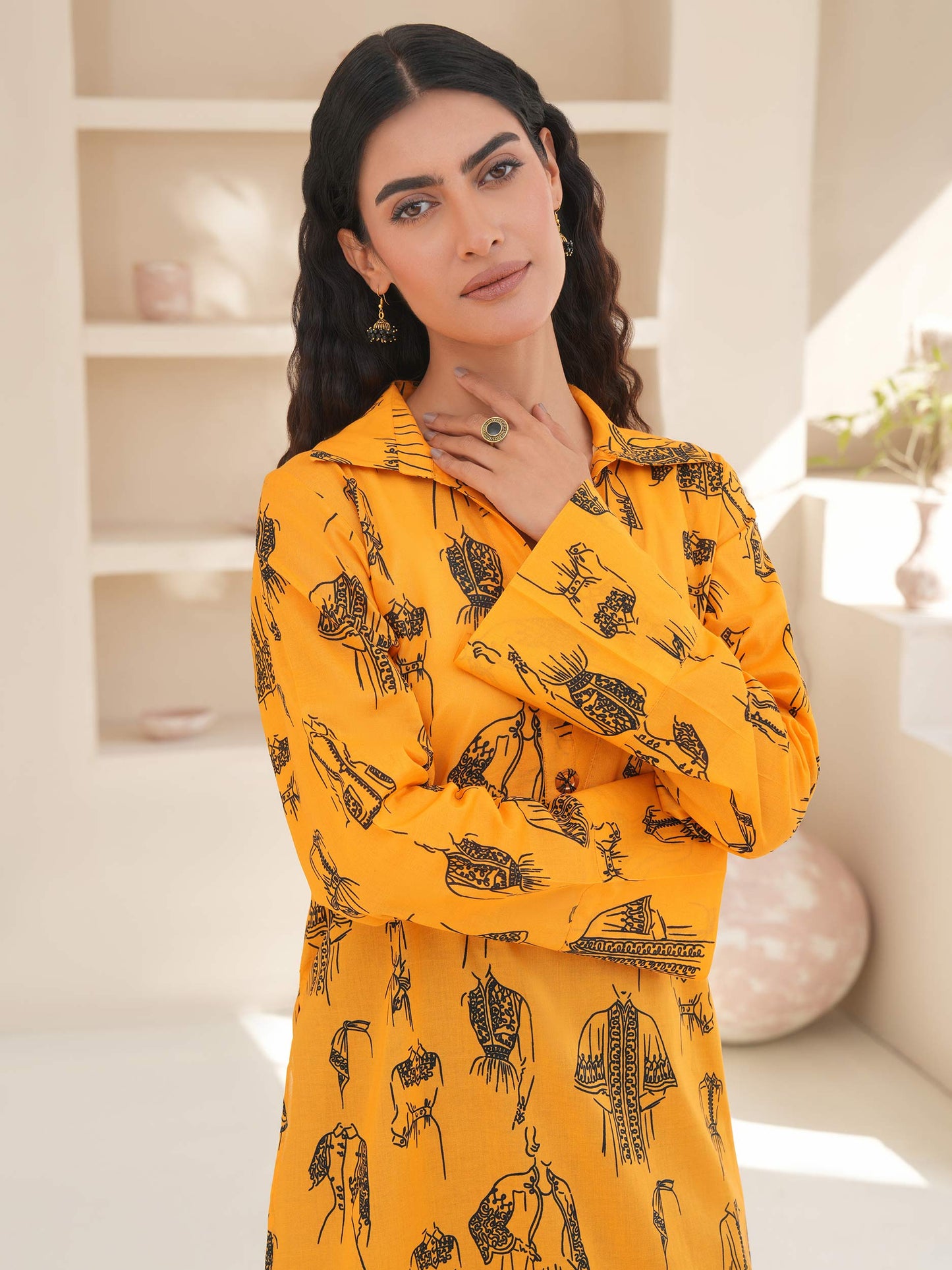 Lawn Shirt-Printed (Unstitched)