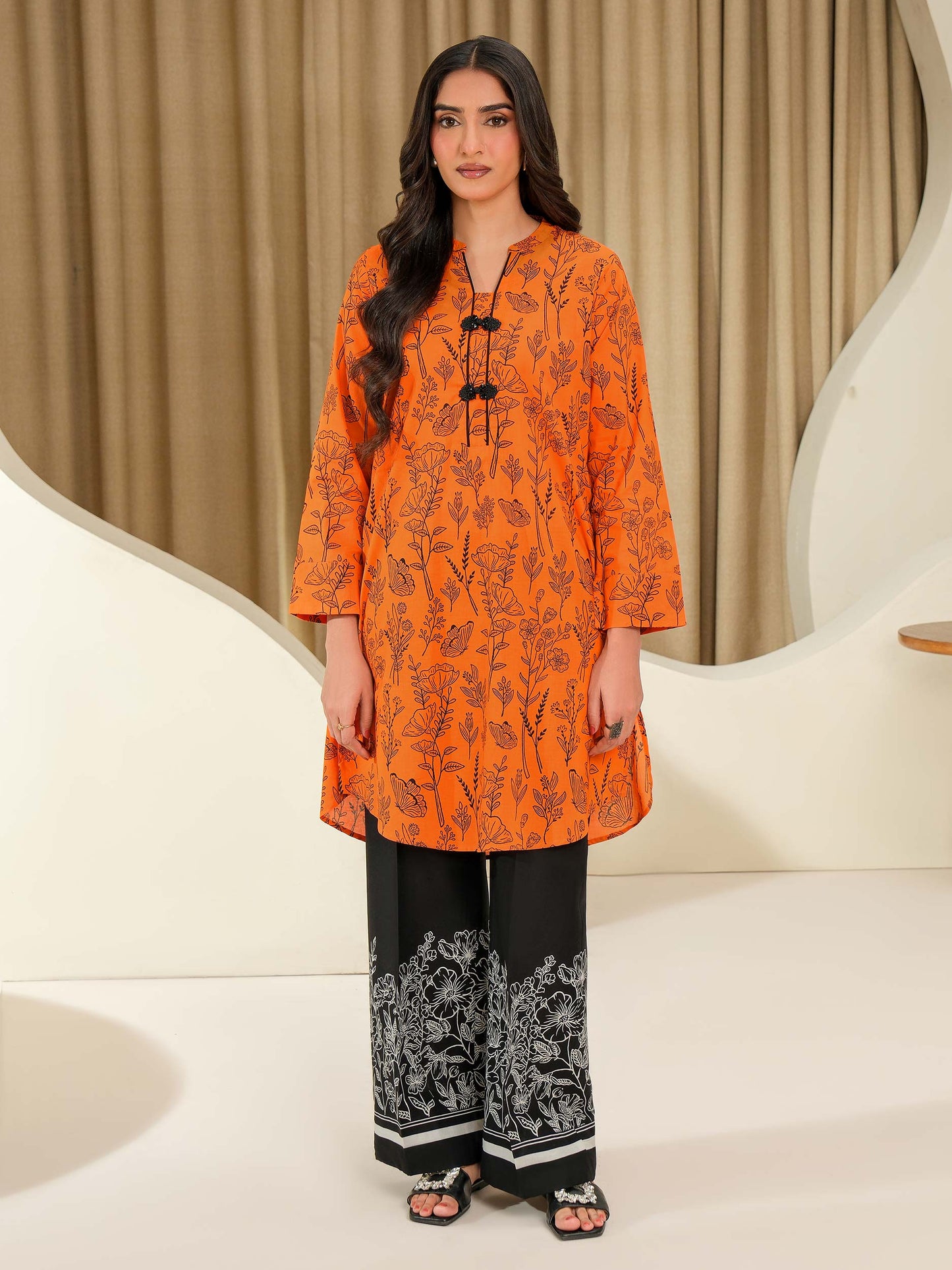 2 Piece Lawn Suit-Printed (Unstitched)