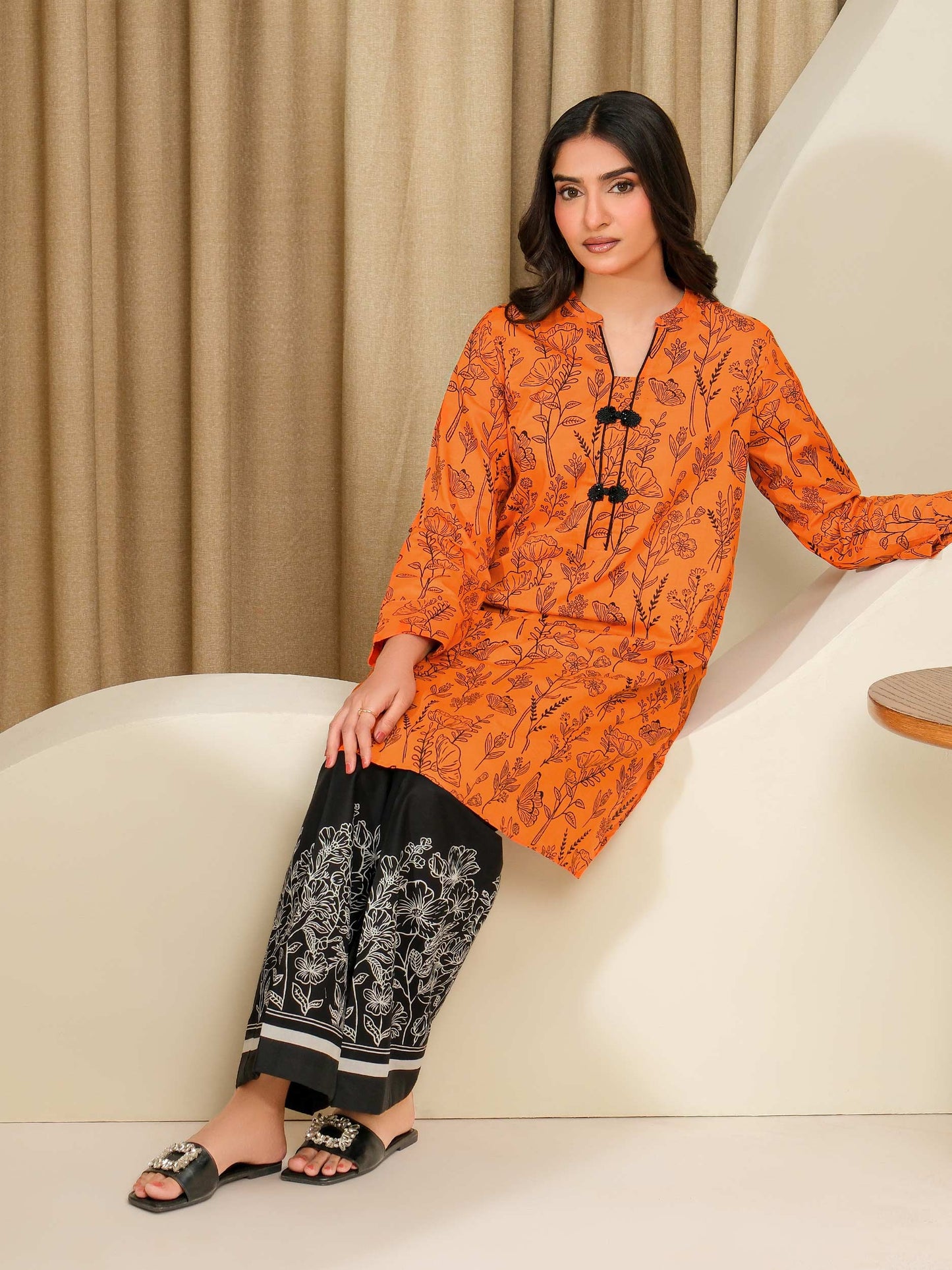 2 Piece Lawn Suit-Printed (Unstitched)