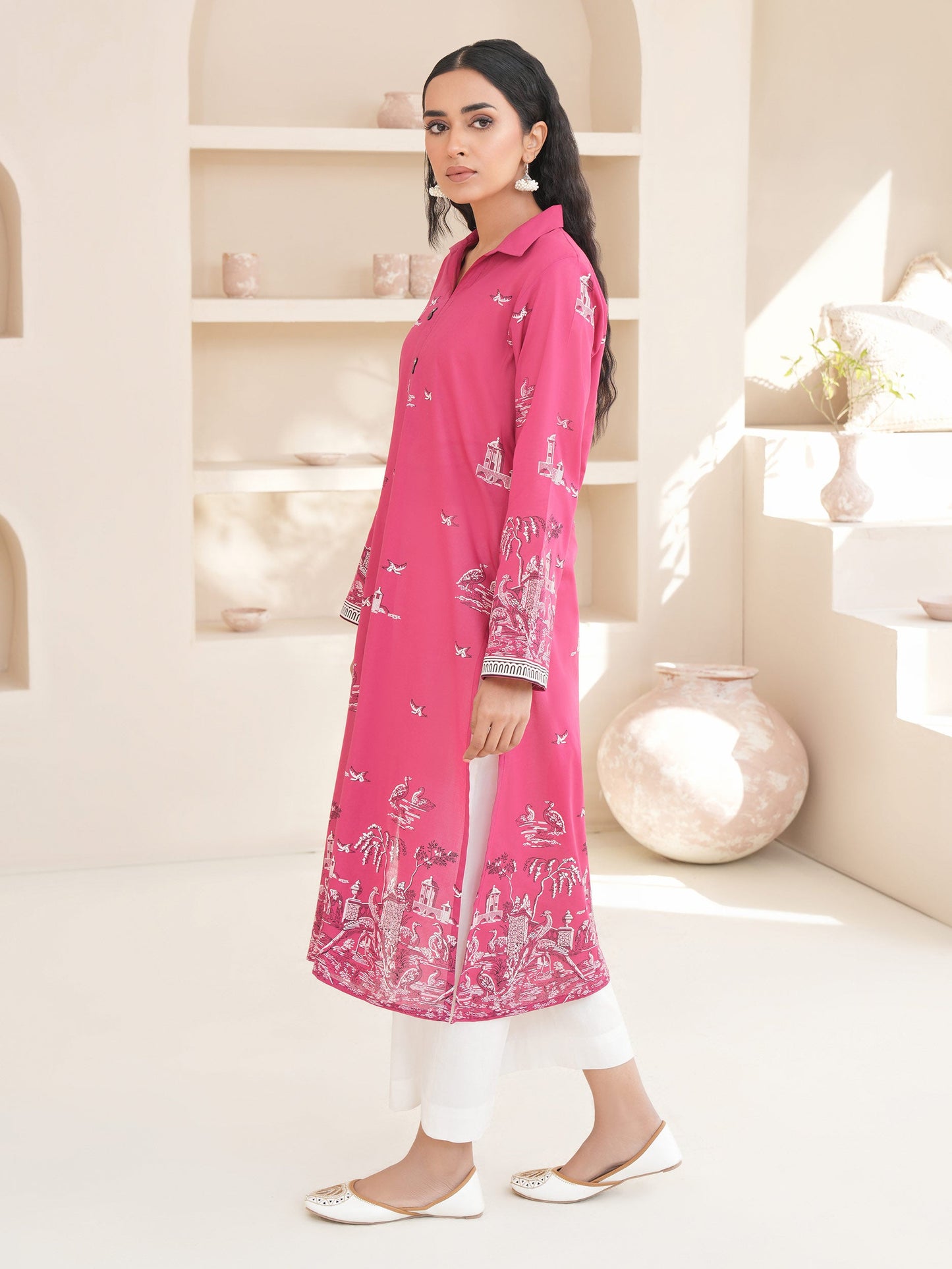 Lawn Shirt-Paste Print (Unstitched)