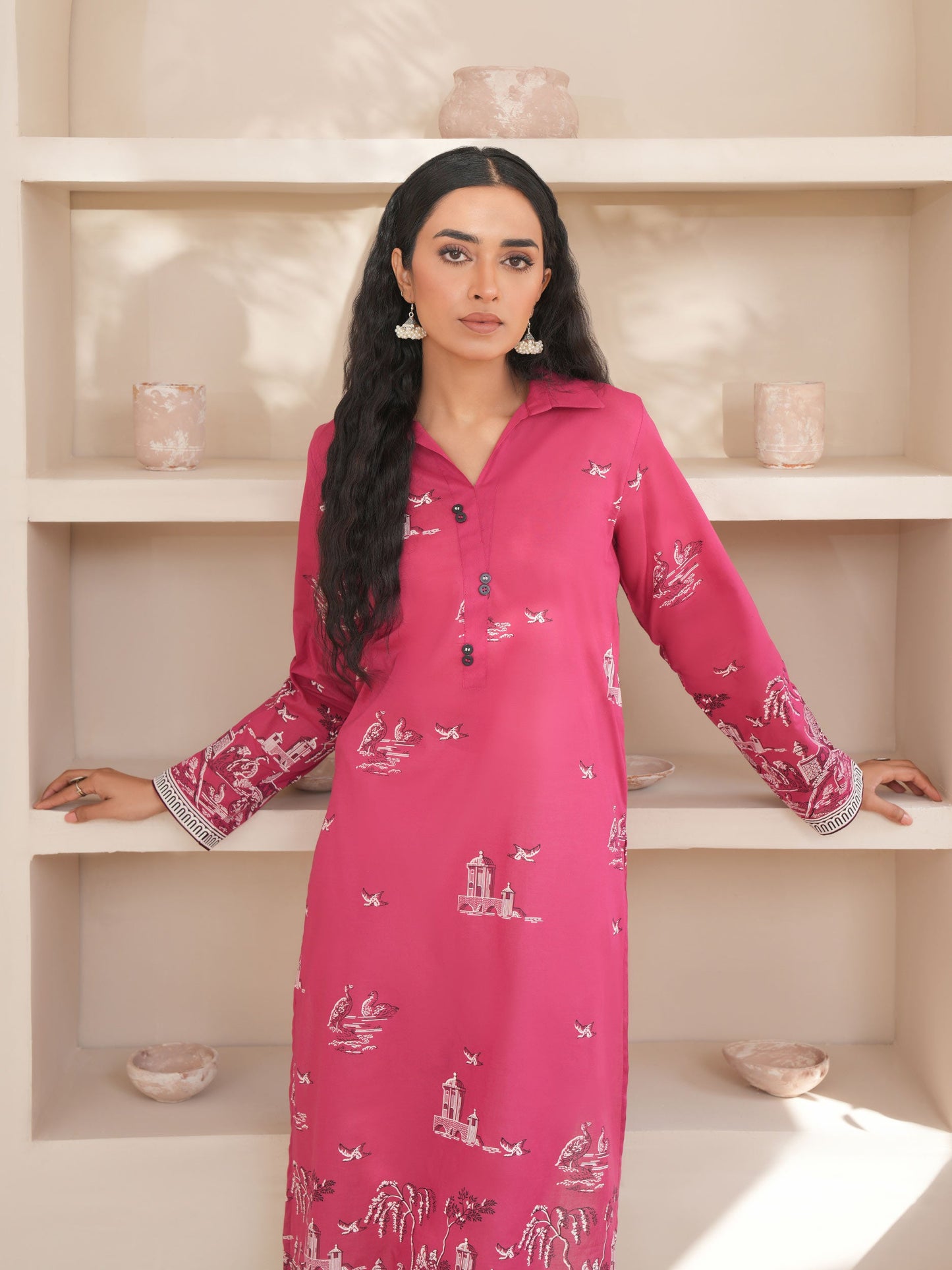 Lawn Shirt-Paste Print (Unstitched)
