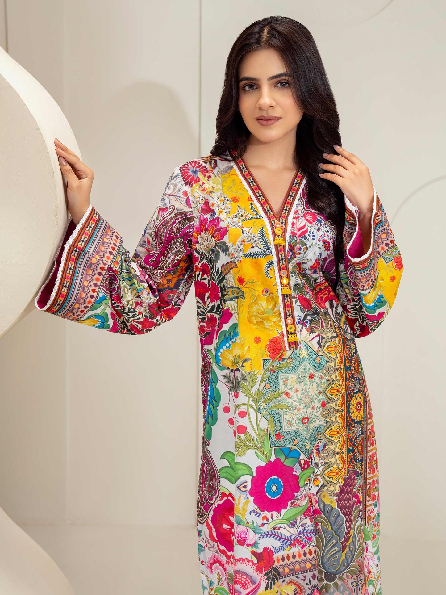 Lawn Shirt-Printed (Unstitched)