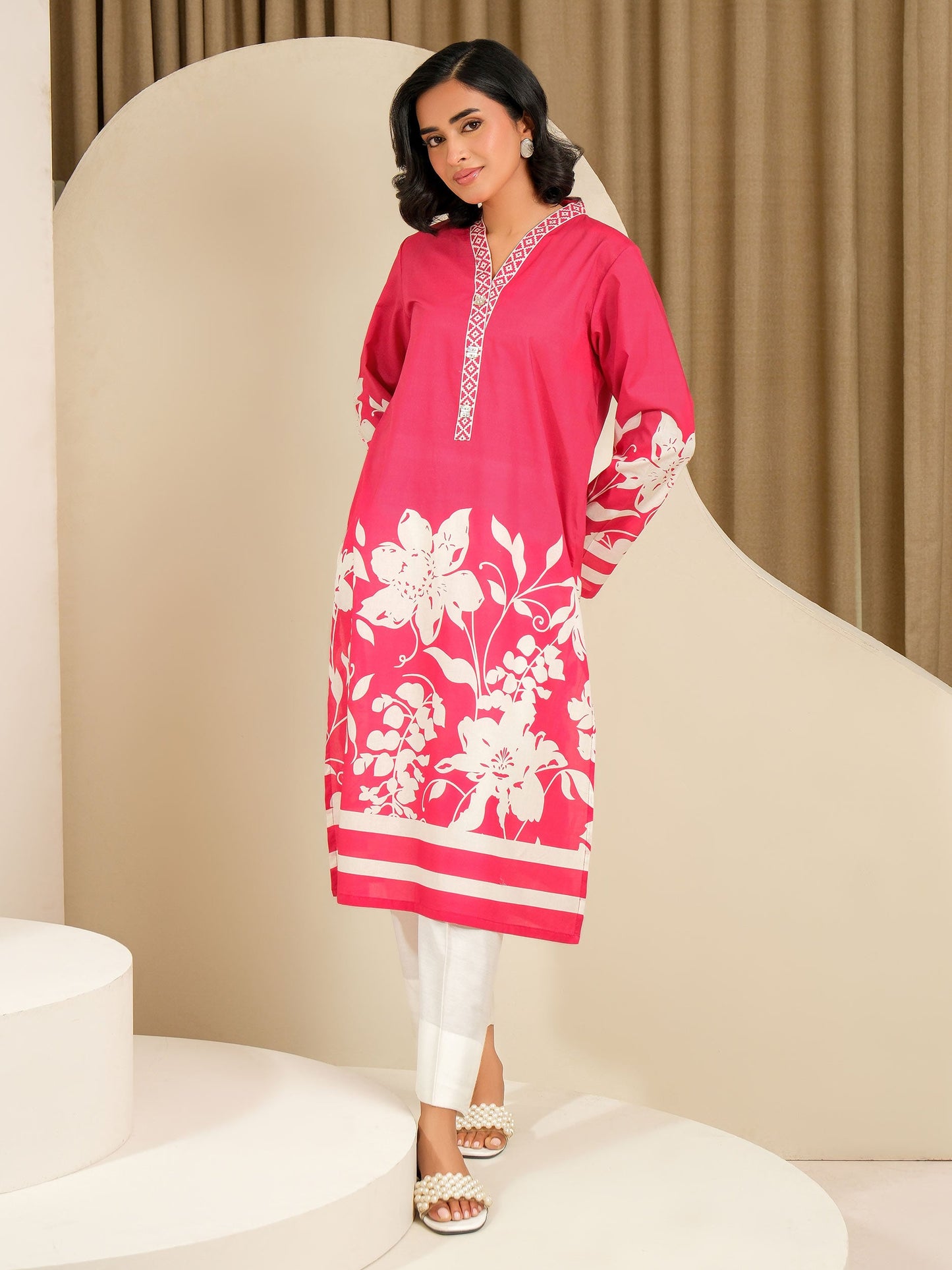 Lawn Shirt-Printed (Unstitched)