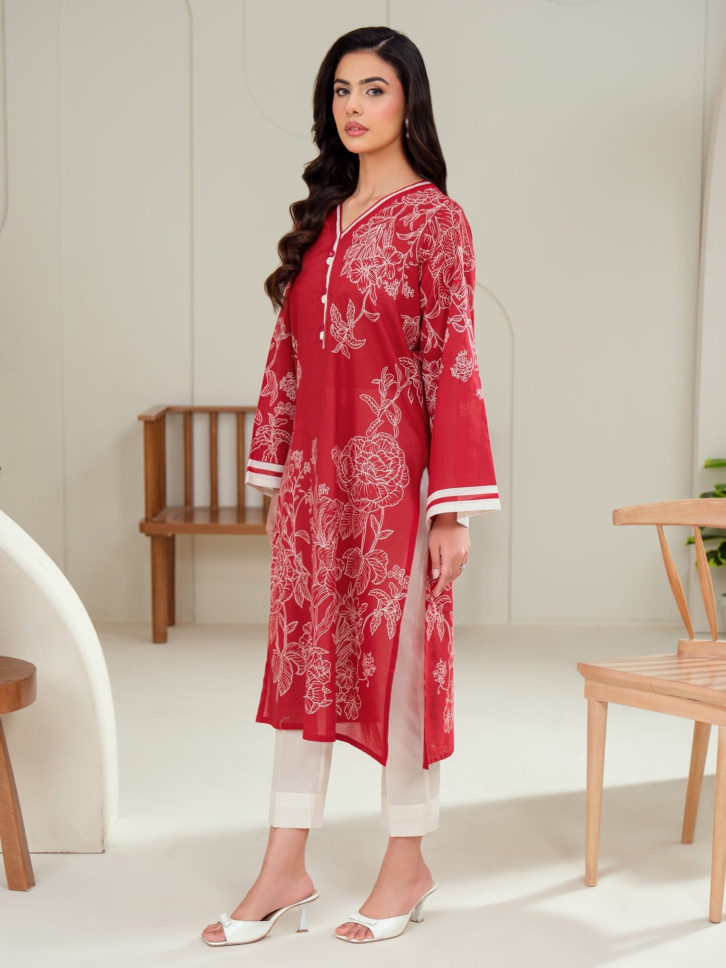 Lawn Shirt-Printed (Unstitched)