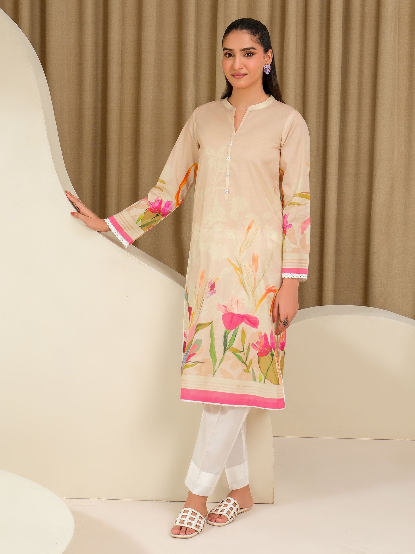 Lawn Shirt-Printed (Unstitched)