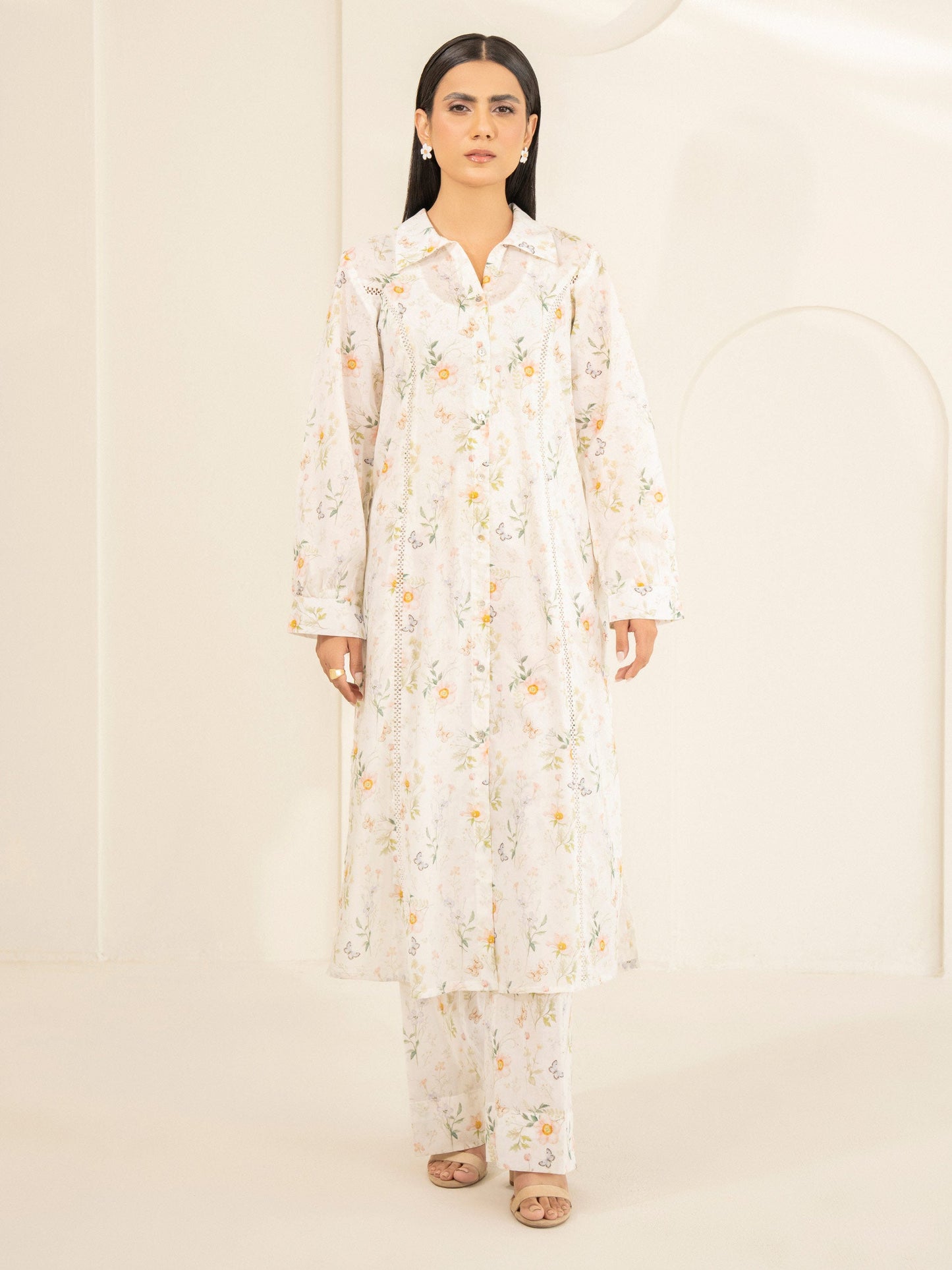 2 Piece Cambric Suit-Printed (Unstitched)
