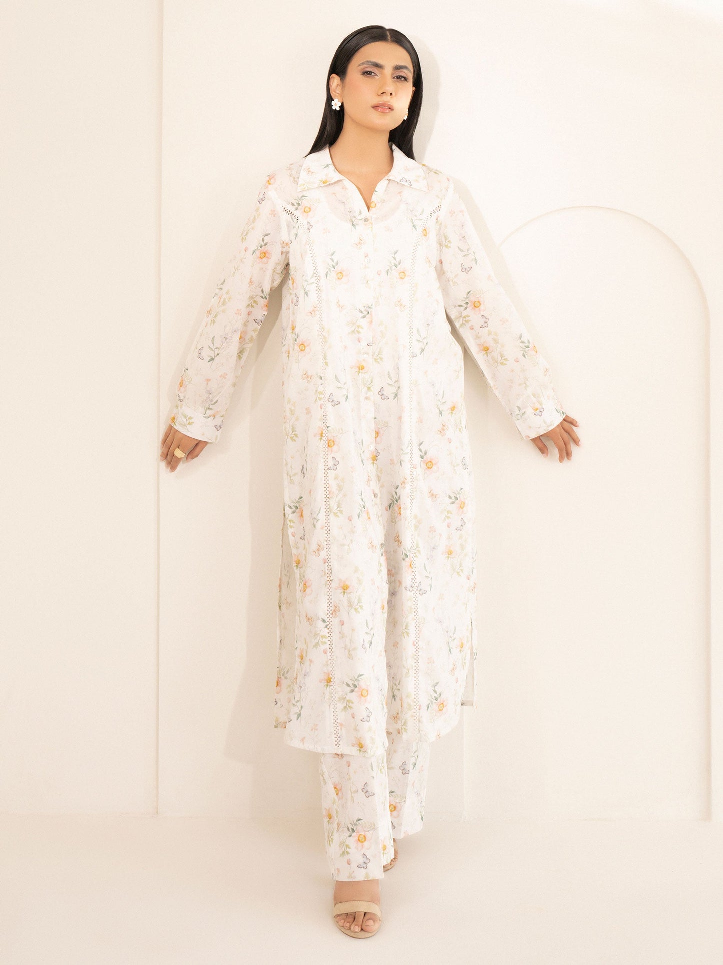 2 Piece Cambric Suit-Printed (Unstitched)
