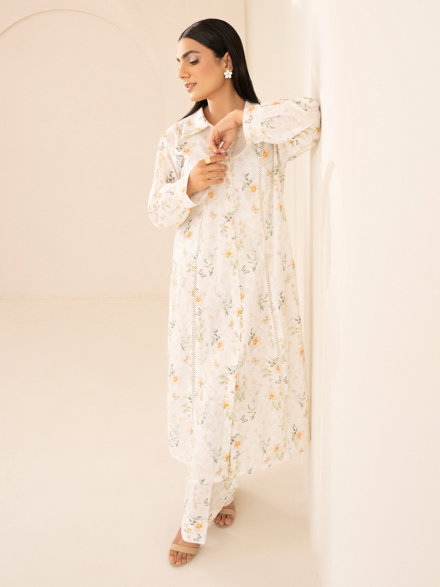 2 Piece Cambric Suit-Printed (Unstitched)