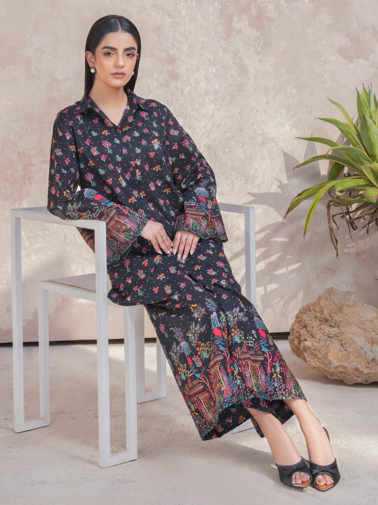 2 Piece Lawn Suit-Printed (Unstitched)
