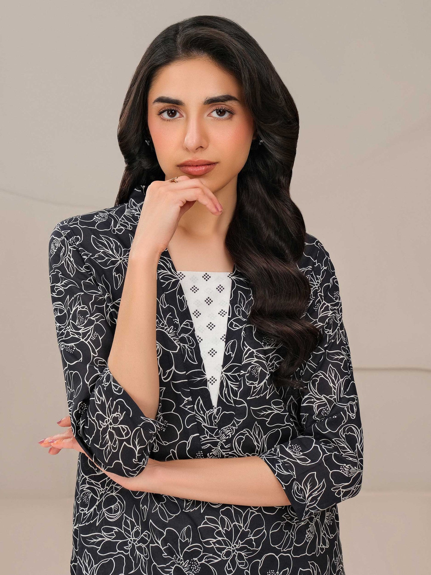 2 Piece Lawn Suit-Printed (Unstitched)