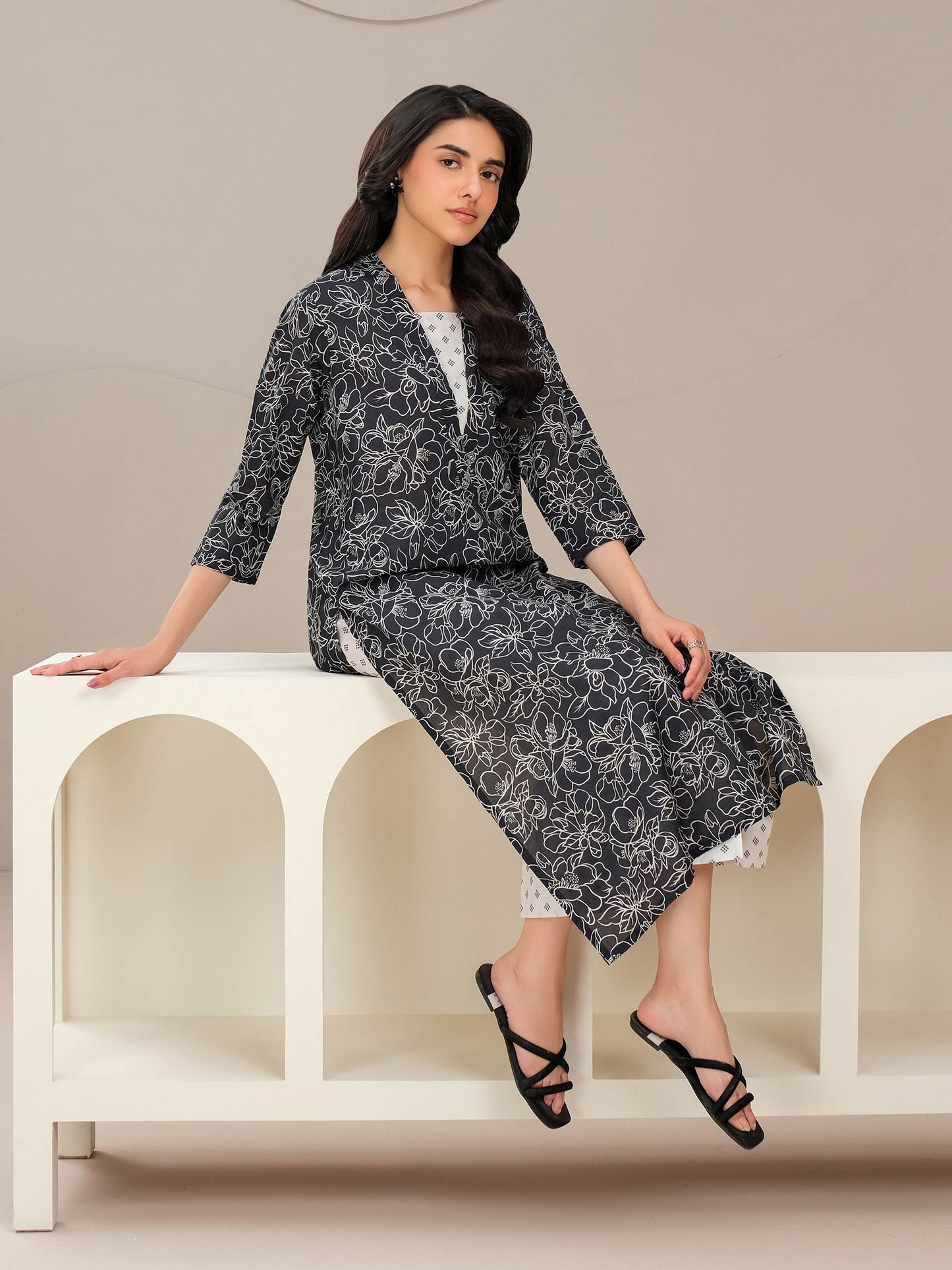 2 Piece Lawn Suit-Printed (Unstitched)