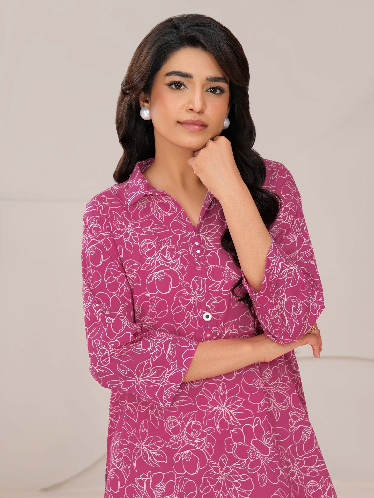 2 Piece Lawn Suit-Printed (Unstitched)