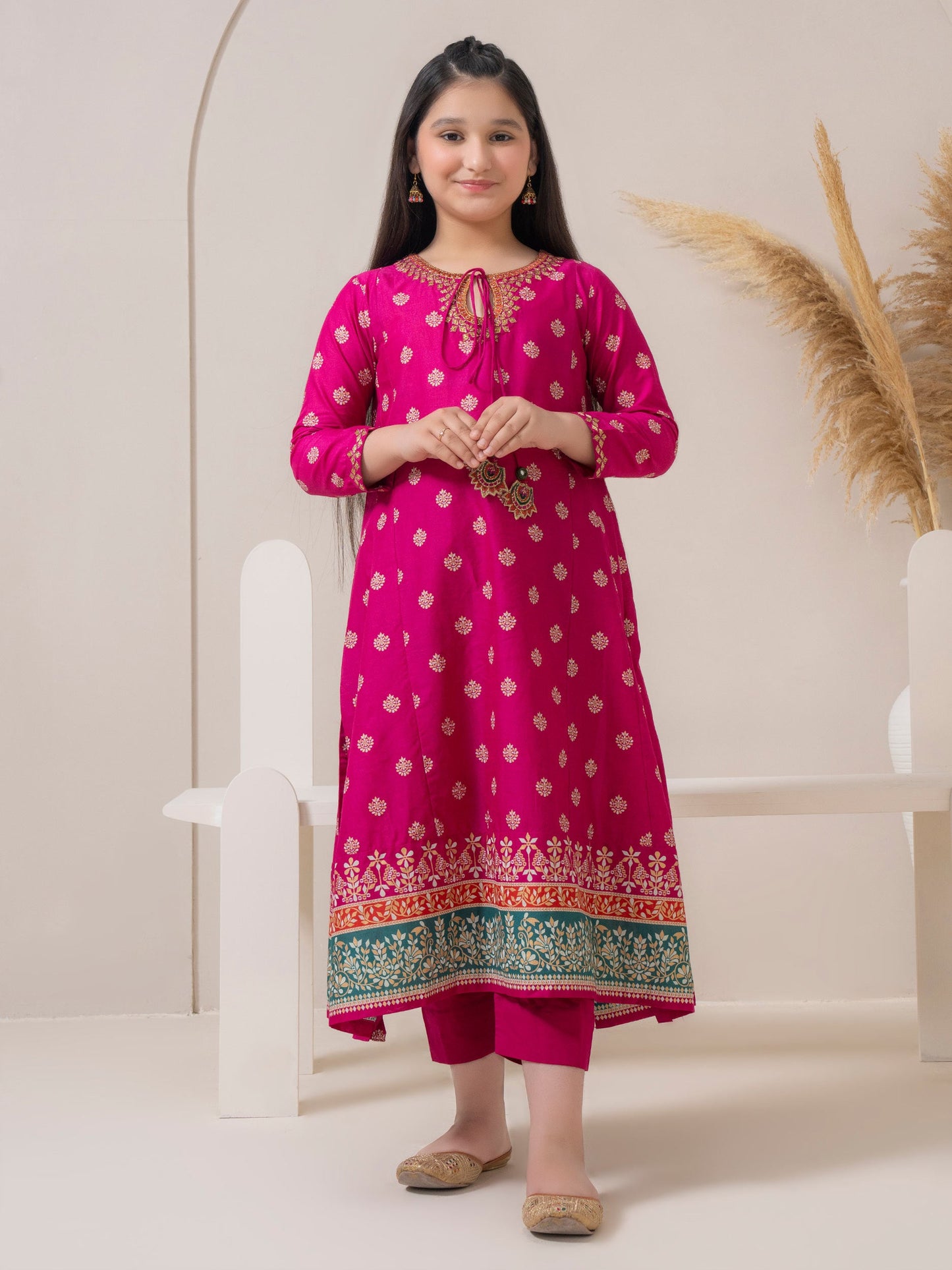 2 Piece Lawn Suit-Embroidered