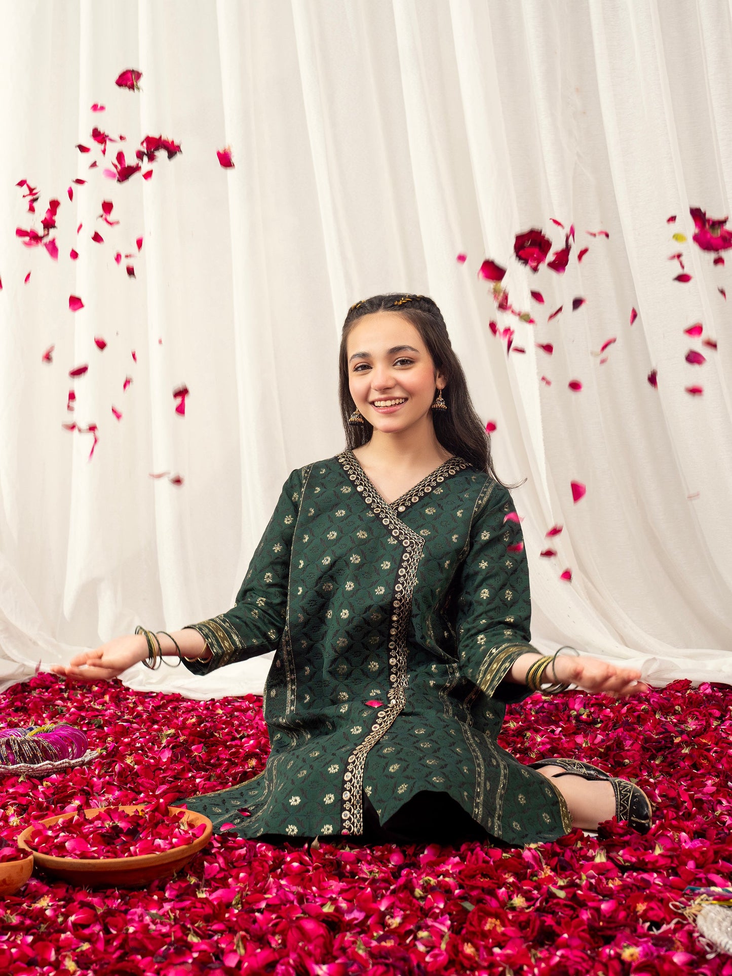 2 Piece Jacquard Suit-Embroidered