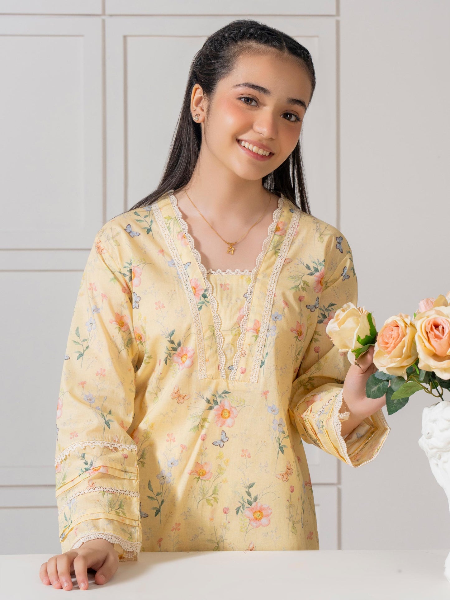 2 Piece Lawn Suit-Printed