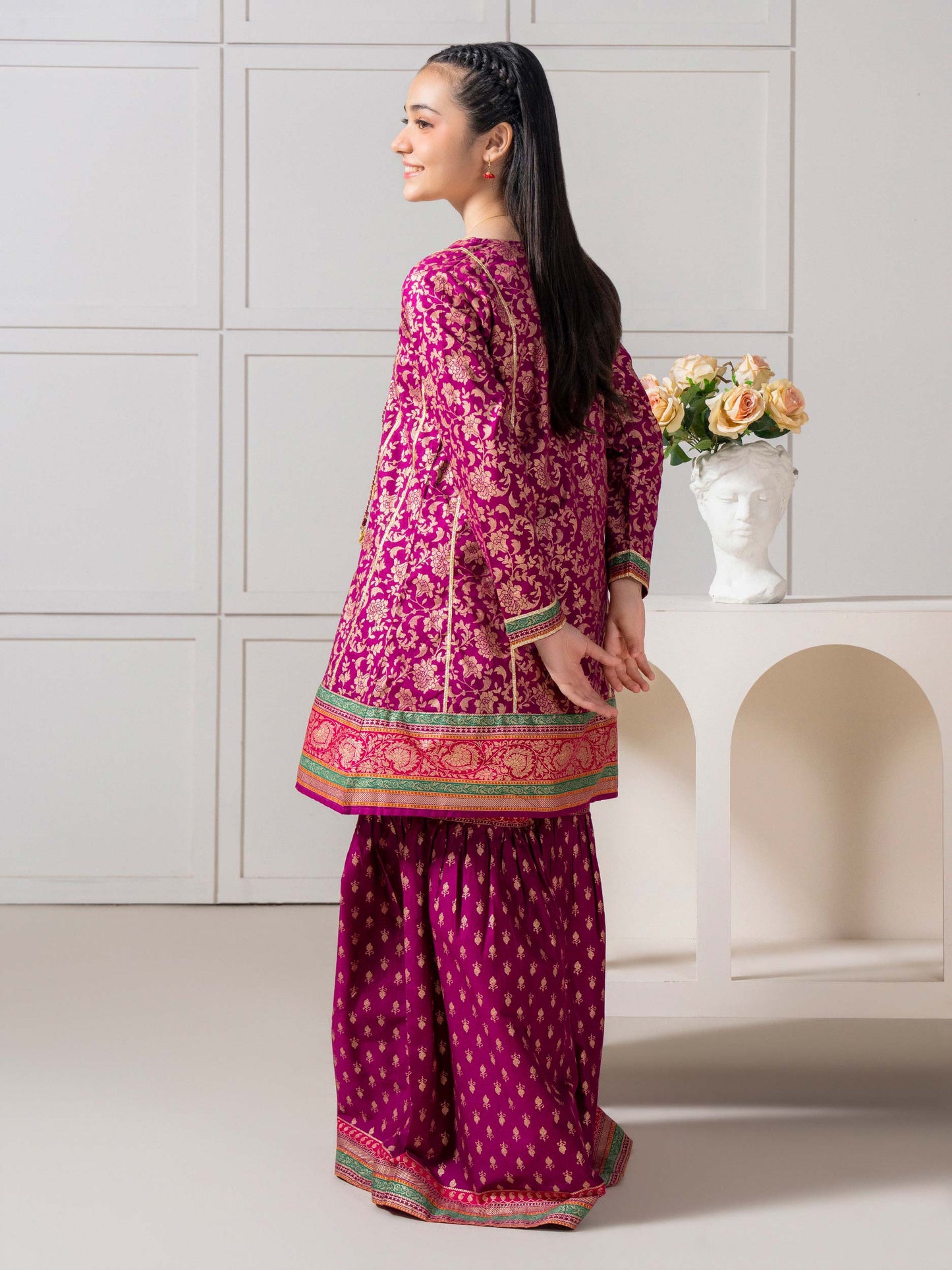 2 Piece Lawn Suit-Printed