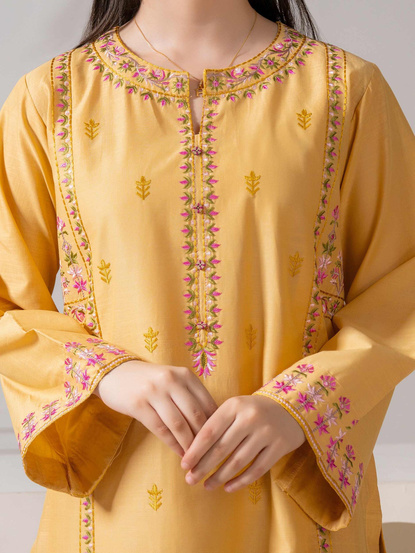 2 Piece Lawn Suit-Embroidered