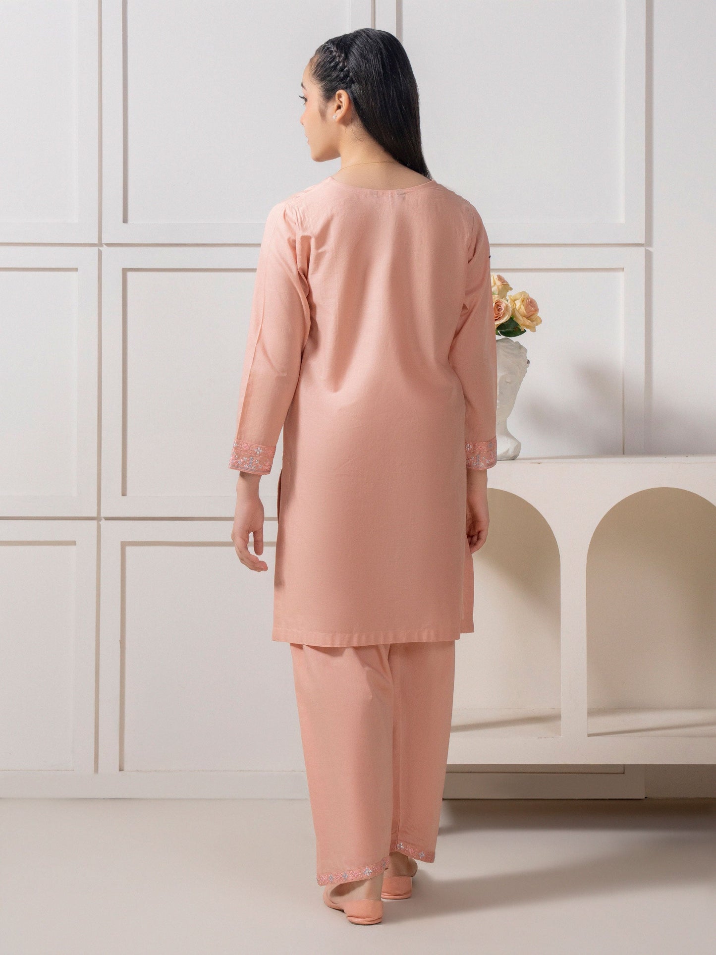 2 Piece Lawn Suit-Embroidered