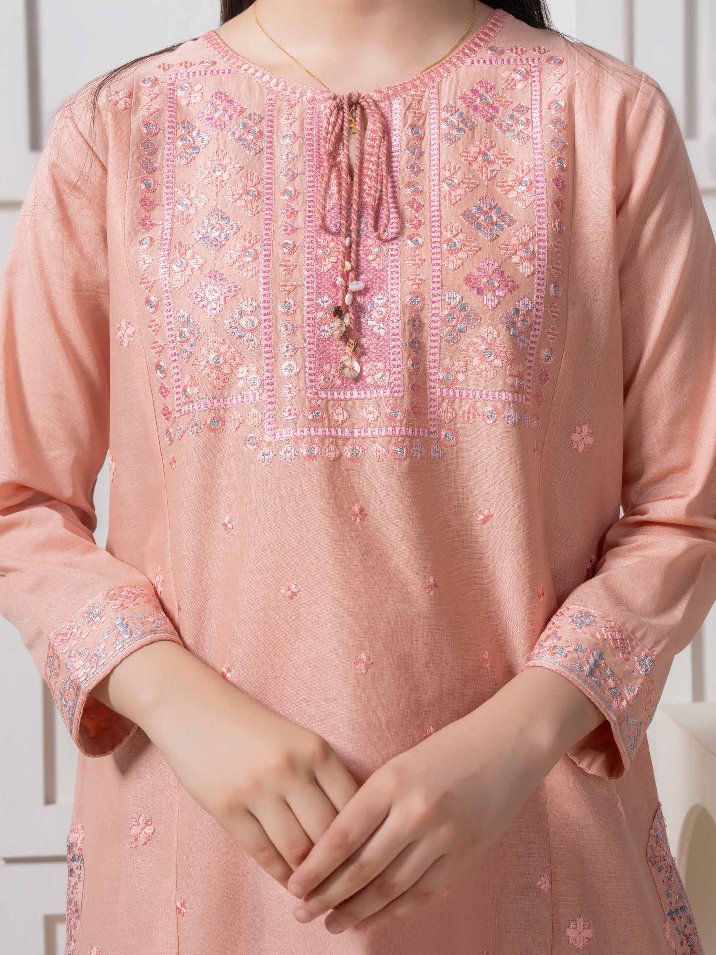 2 Piece Lawn Suit-Embroidered