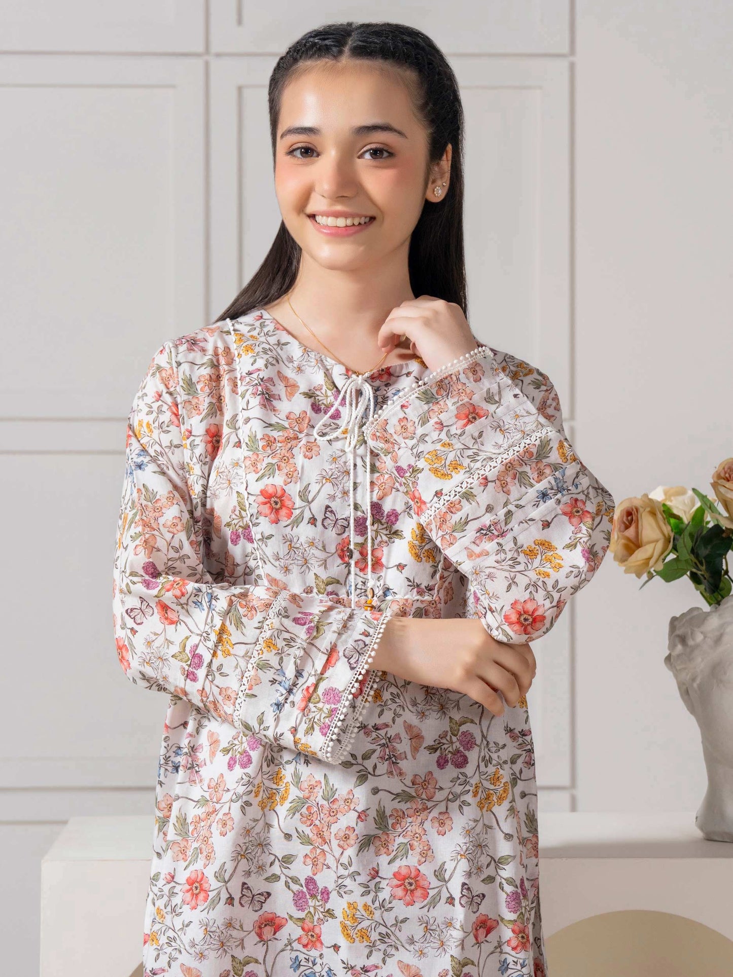 2 Piece Lawn Suit-Printed