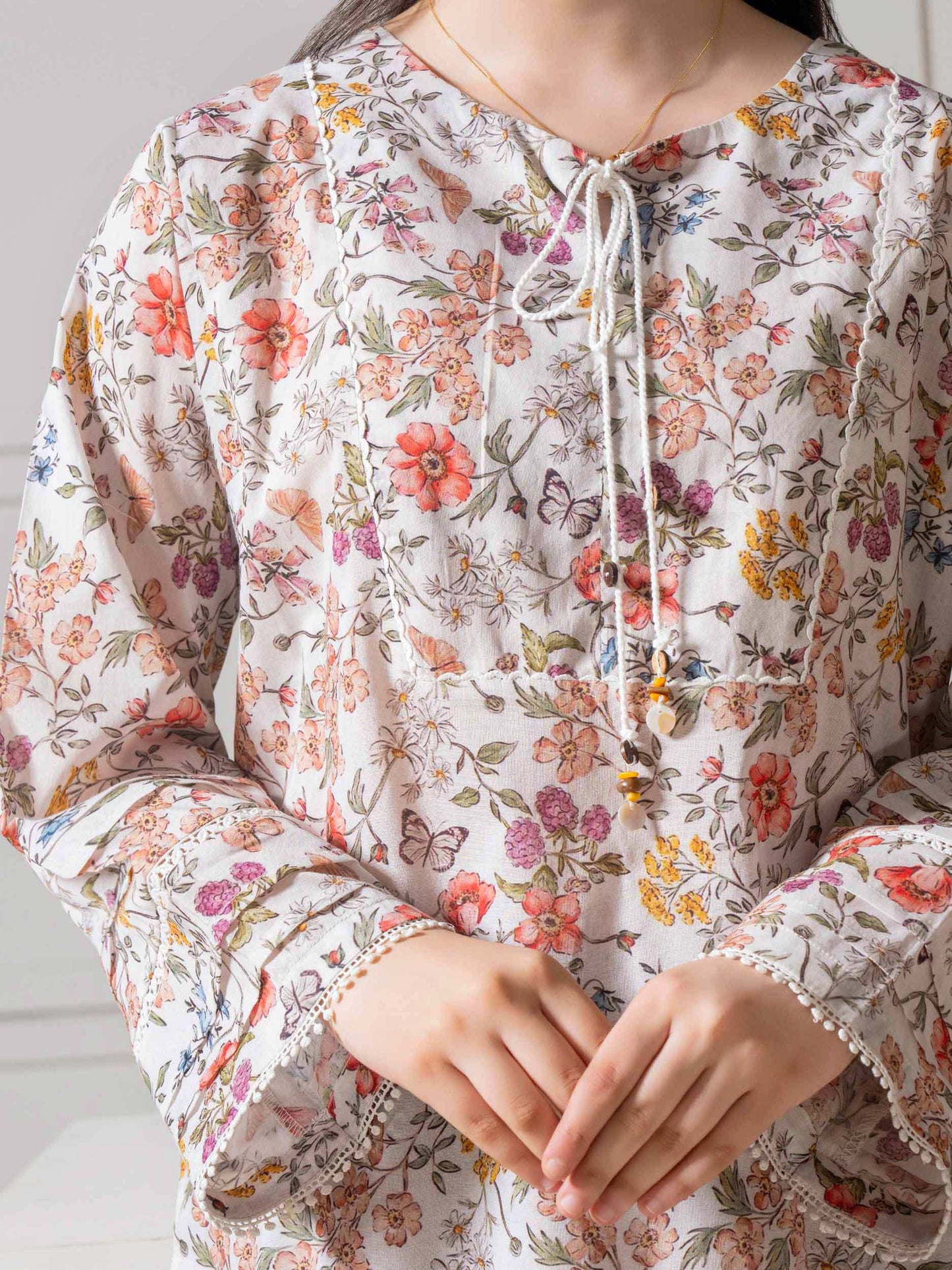 2 Piece Lawn Suit-Printed