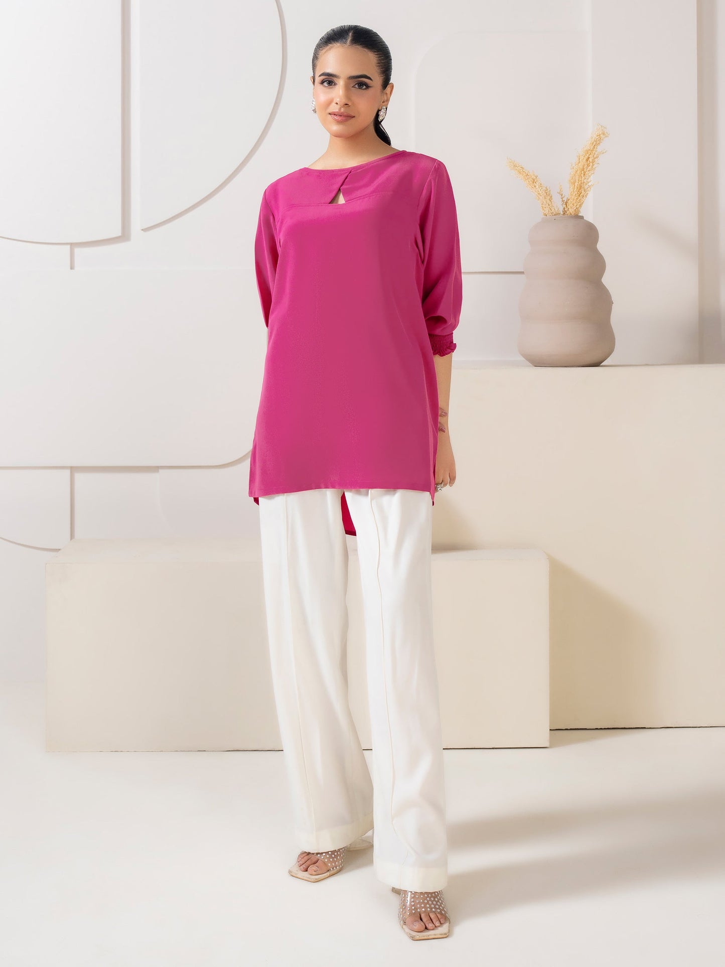 Dyed Silk Top