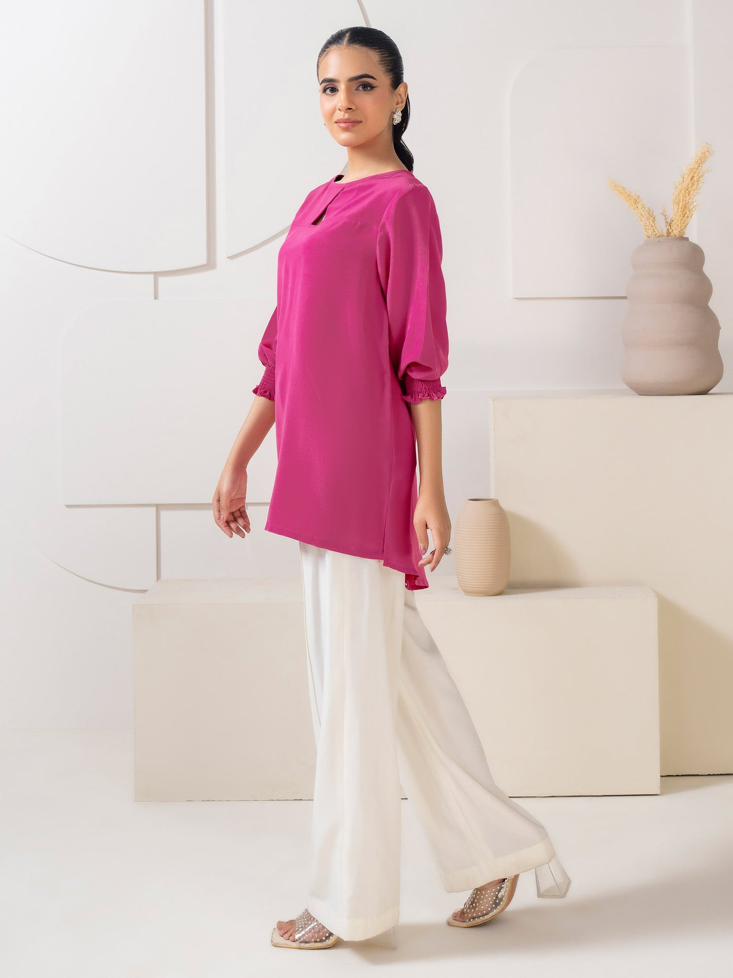 Dyed Silk Top