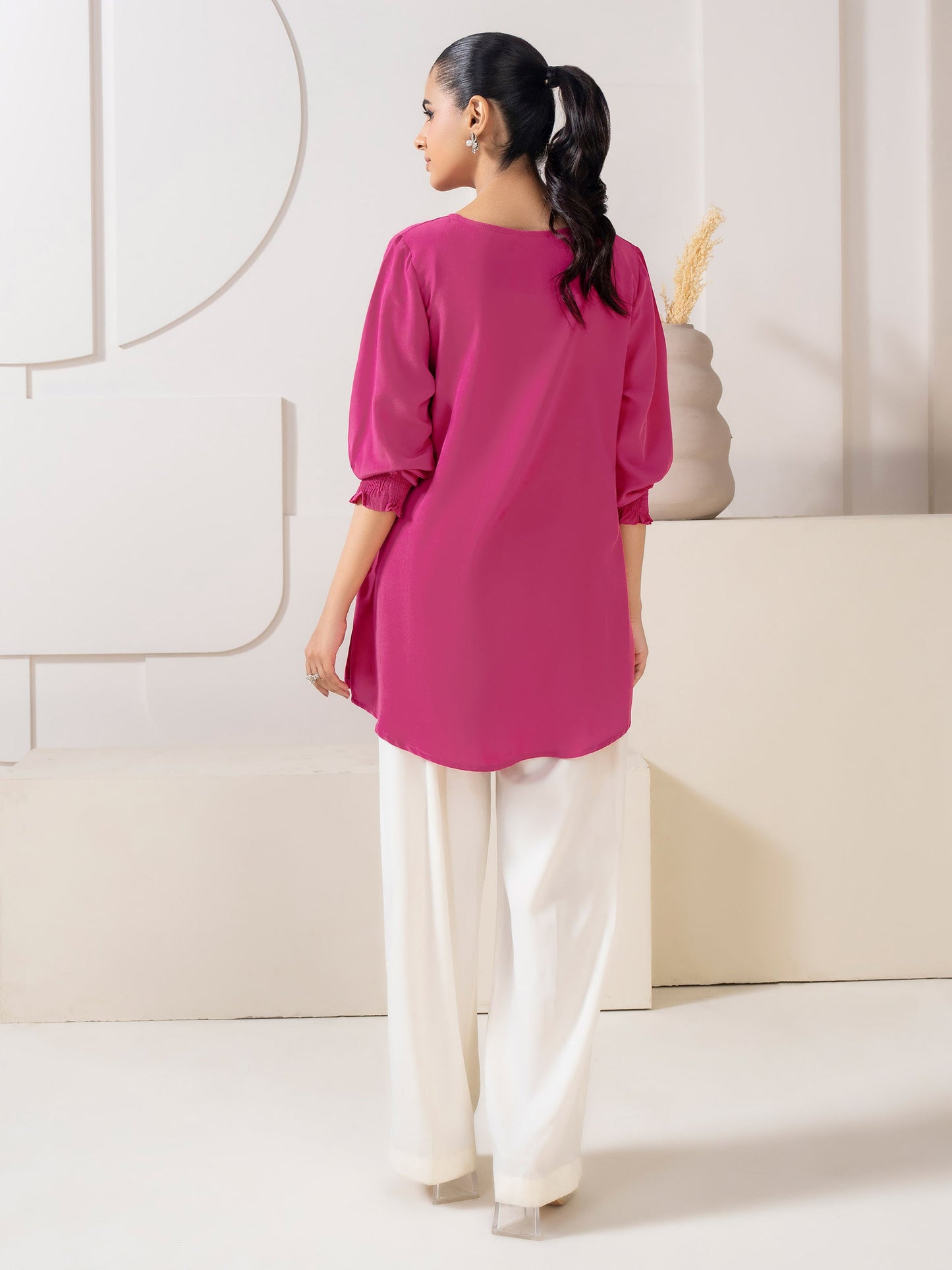 Dyed Silk Top