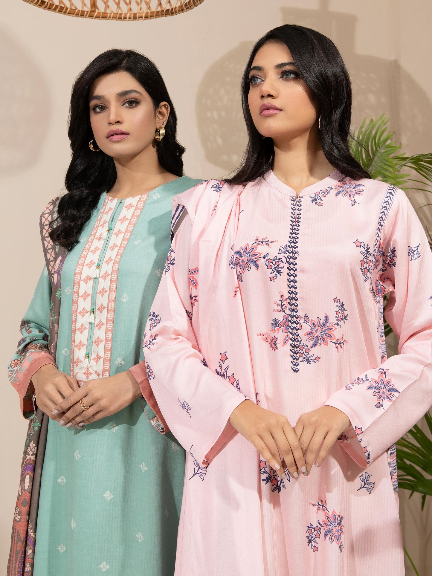 2 Piece Linen Suit-Printed (Unstitched)