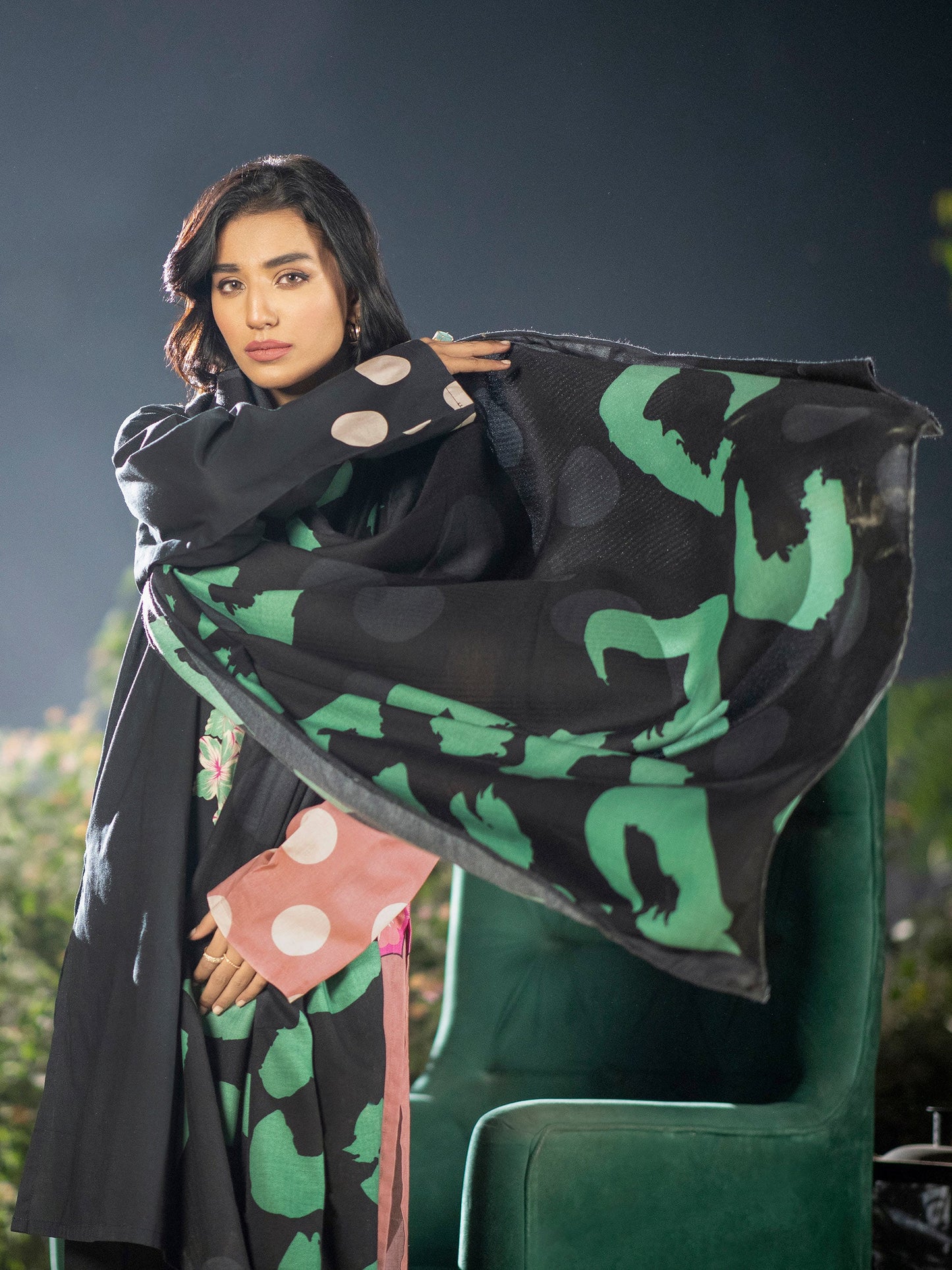 3 Piece Khaddar Suit-Printed (Unstitched)