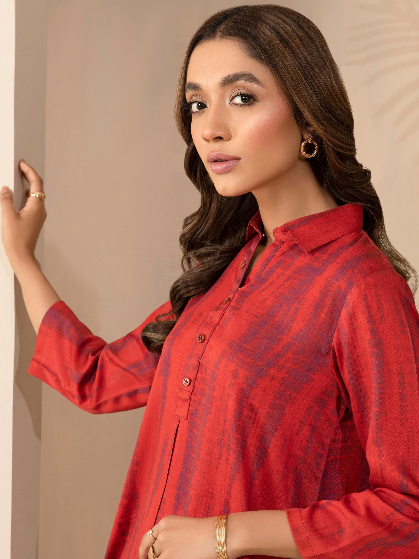 Linen Printed Shirt (Unstitched)