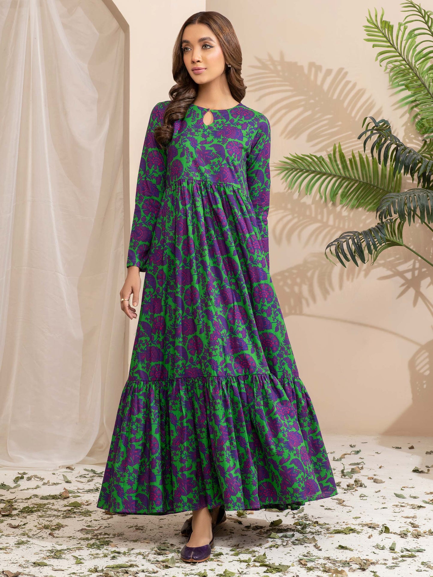 Khaddar Shirt -Printed (Unstitched)