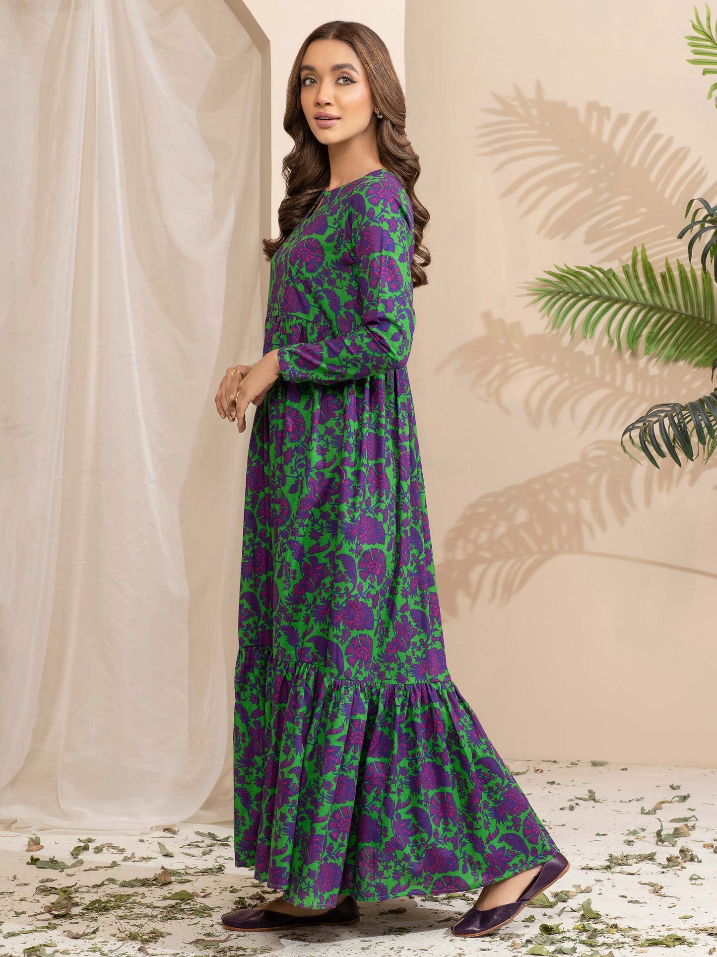 Khaddar Shirt -Printed (Unstitched)