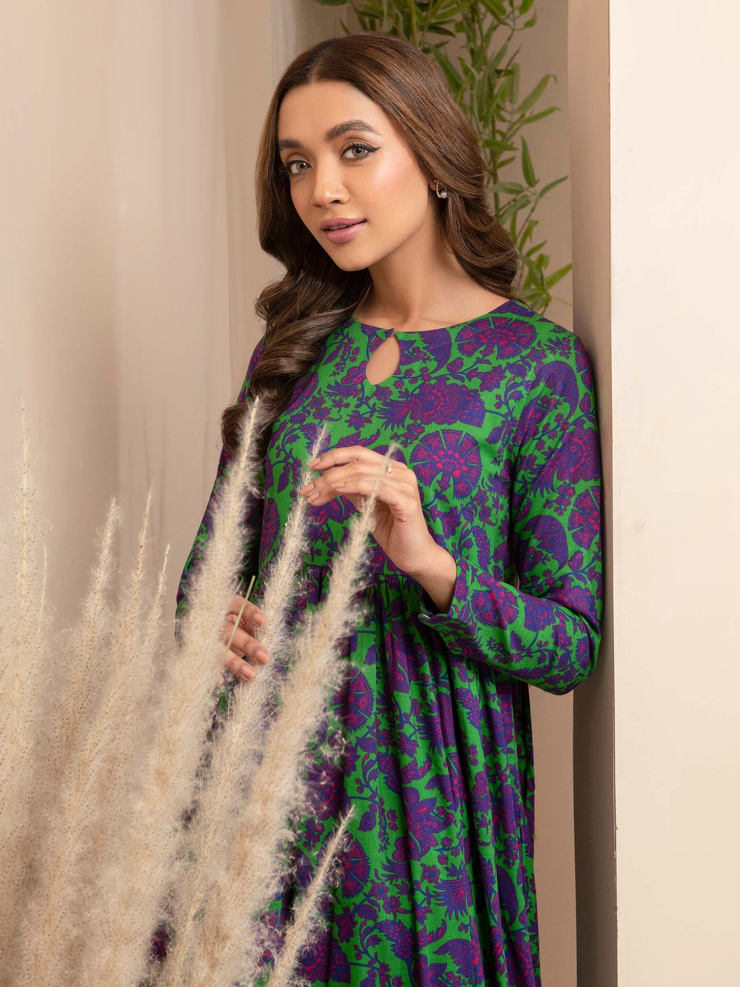Khaddar Shirt -Printed (Unstitched)