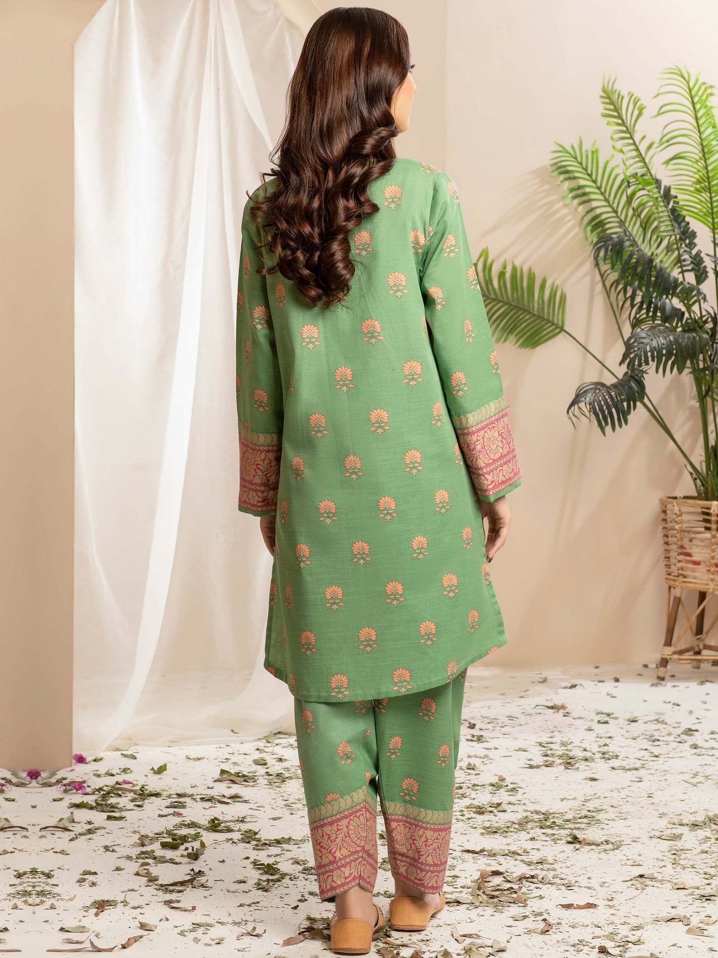 Khaddar Shirt-Paste Print(Unstitched)