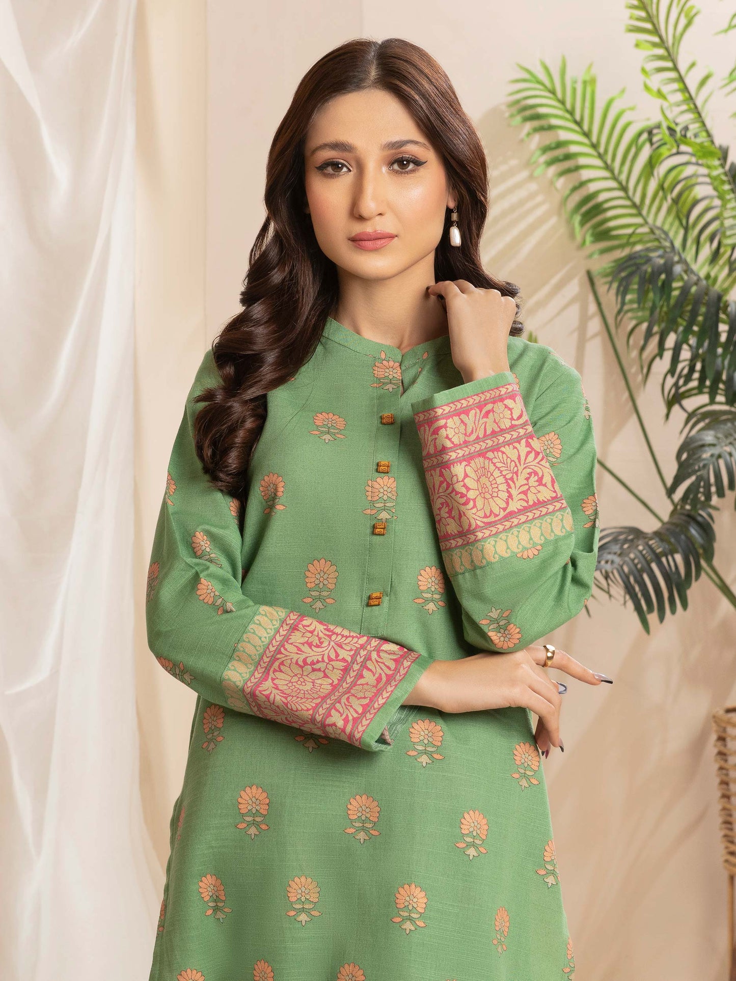 Khaddar Shirt-Paste Print(Unstitched)