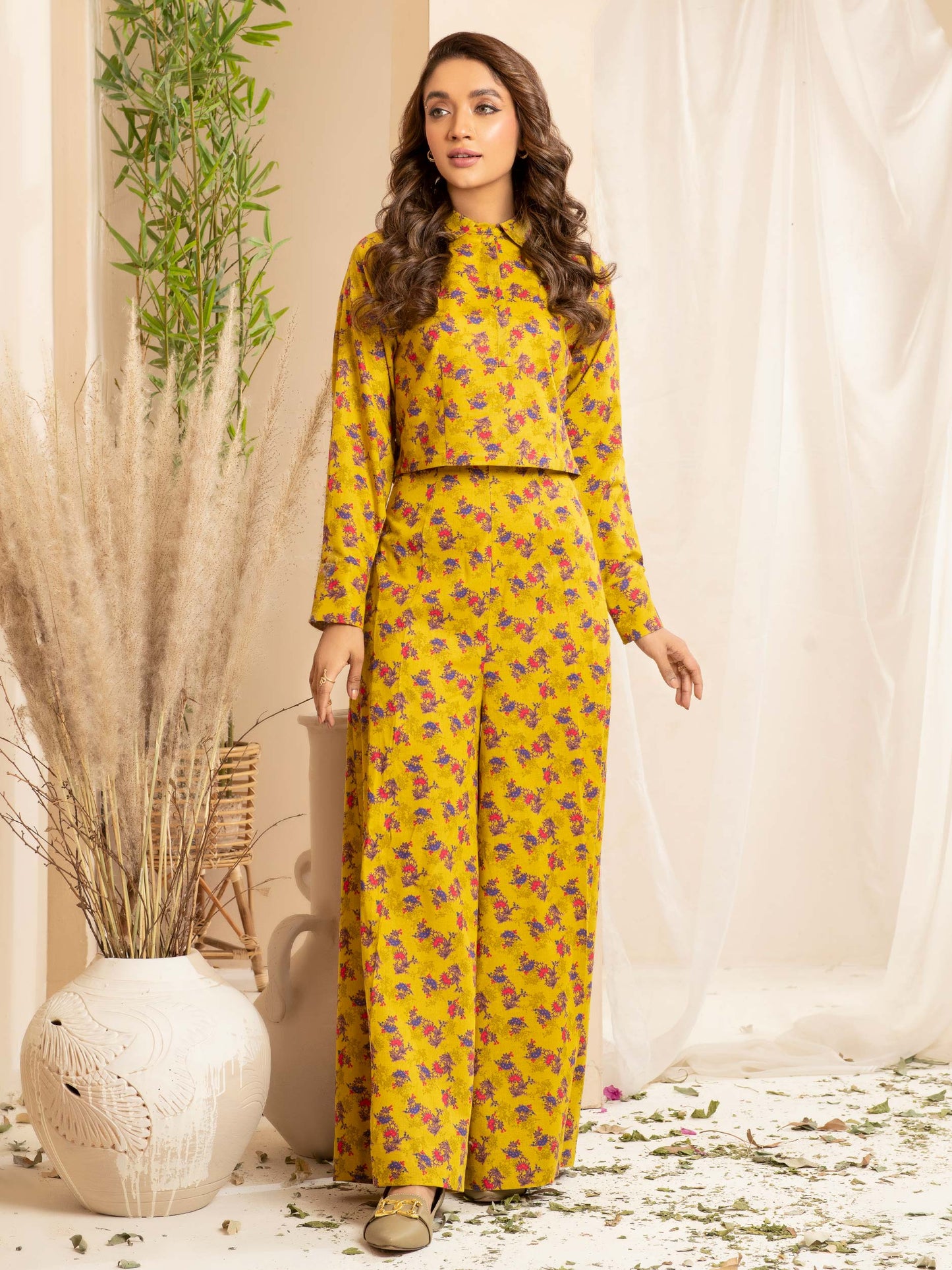Khaddar Shirt -Printed (Unstitched)