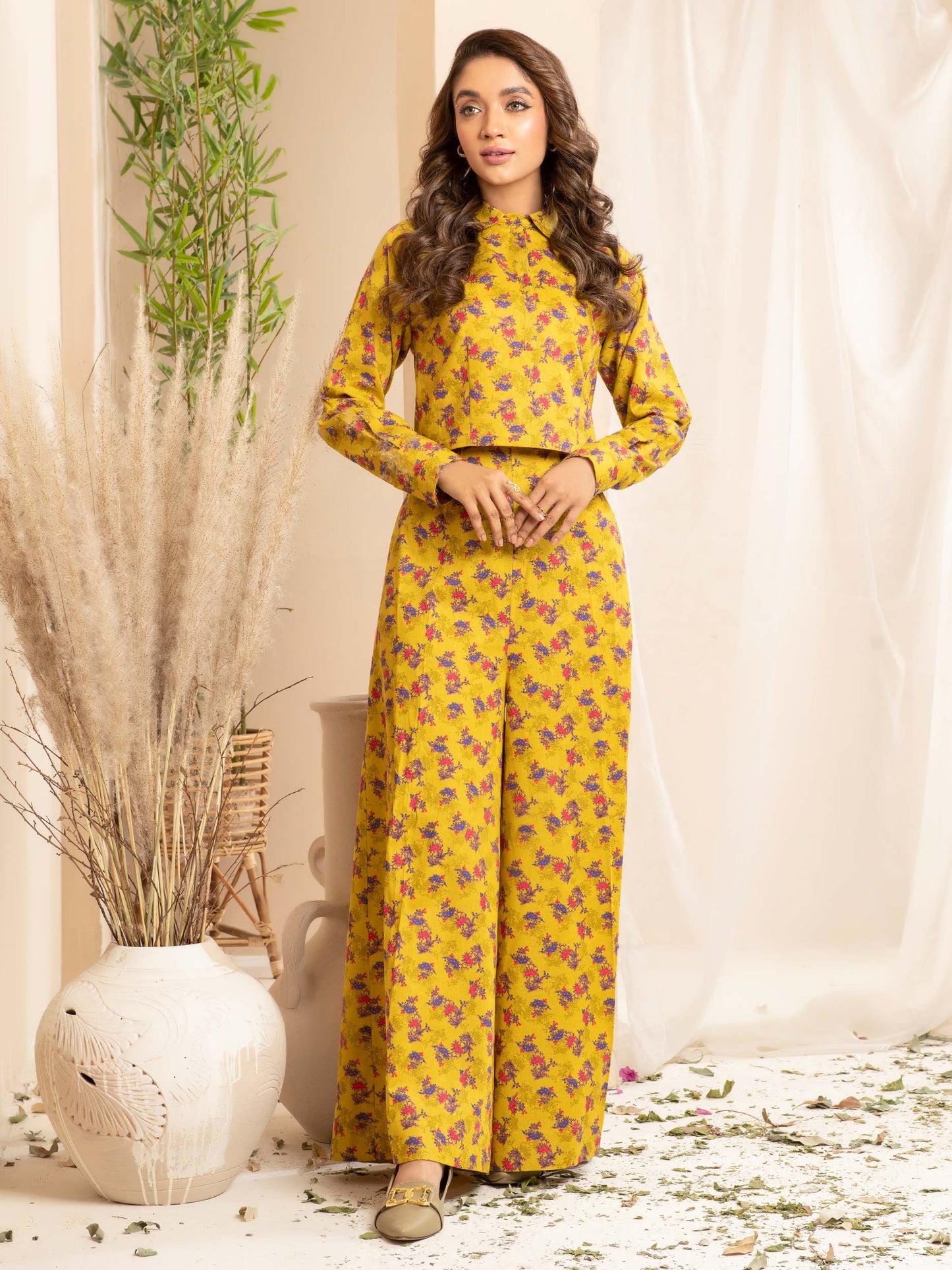 Khaddar Shirt -Printed (Unstitched)