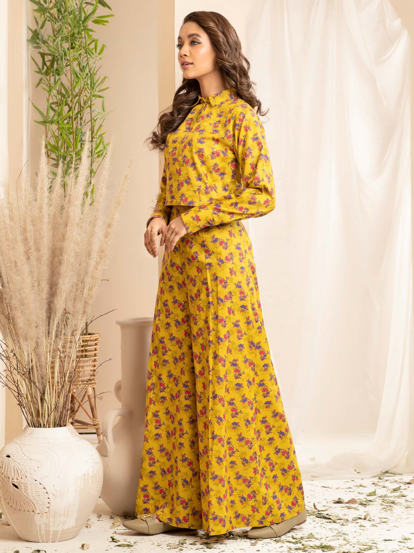 Khaddar Shirt -Printed (Unstitched)