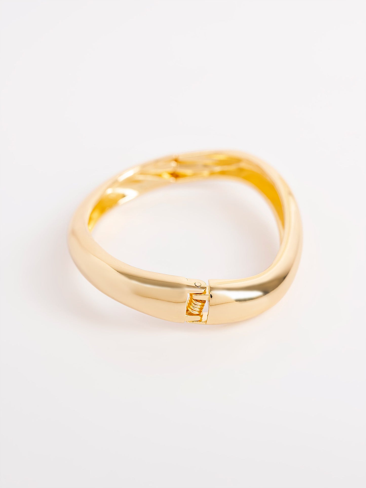 Solid Gold Bangle Bracelet