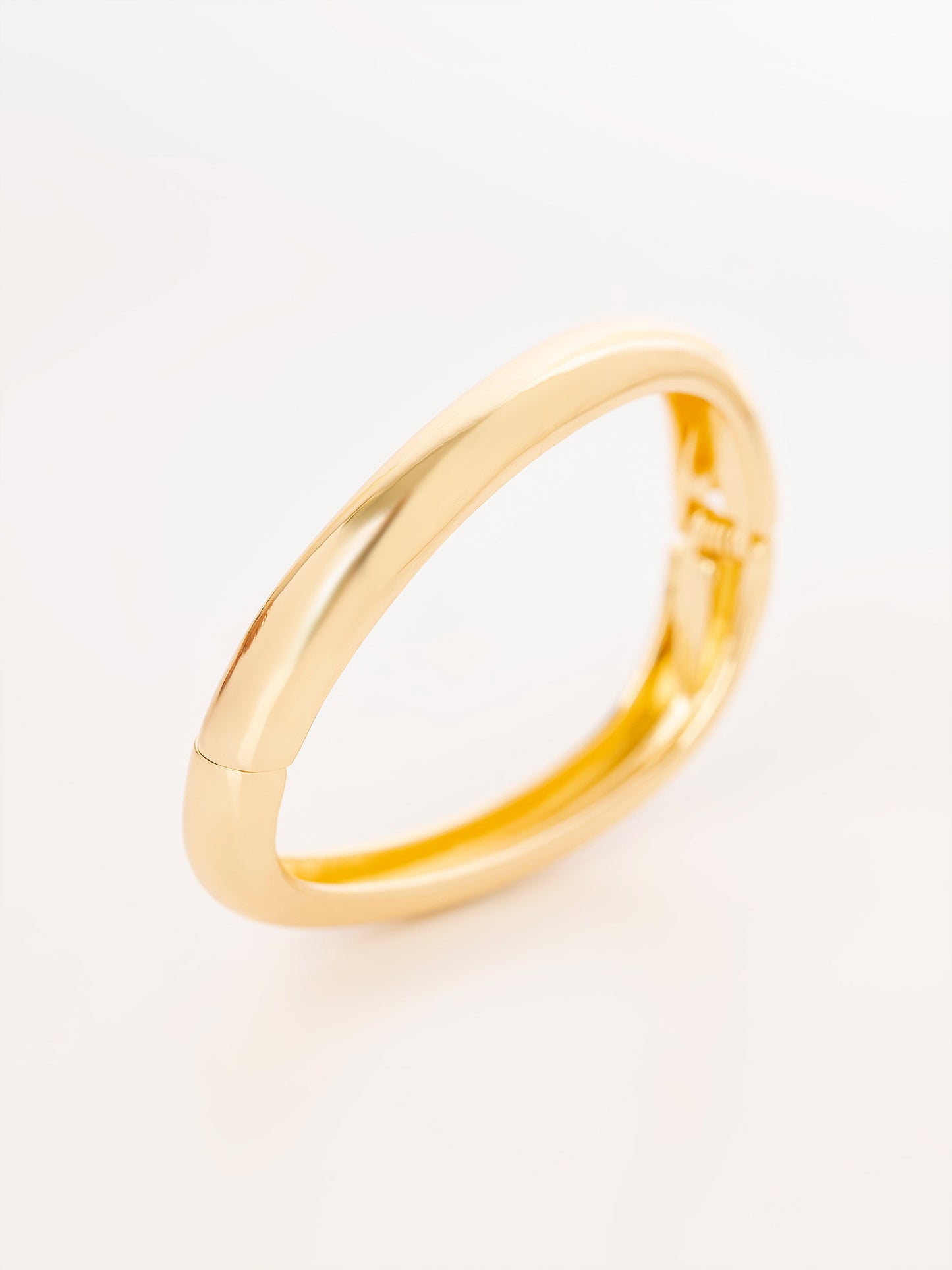 Solid Gold Bangle Bracelet